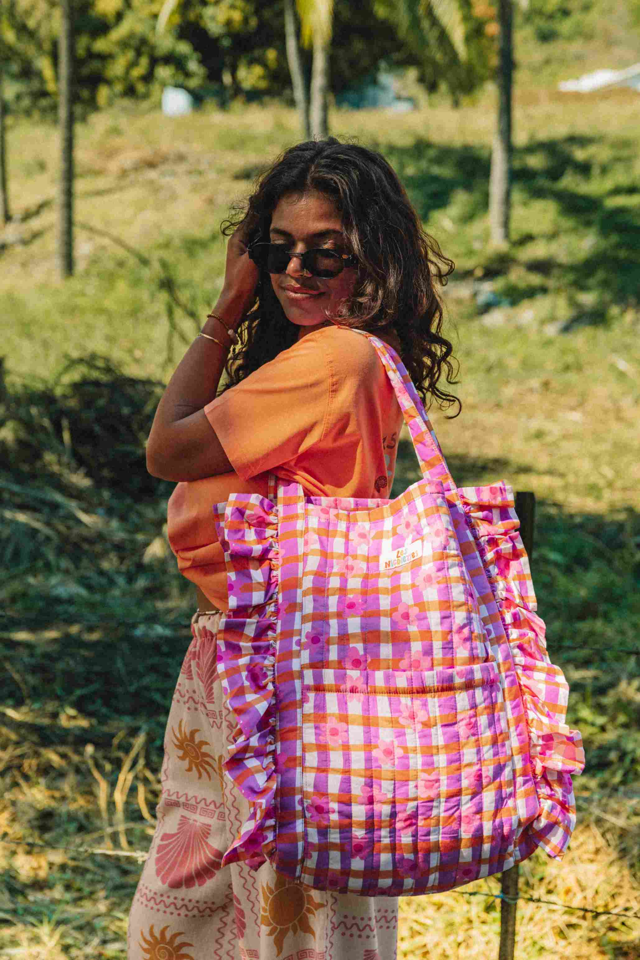 Sac Cabas Soleil Fleurettes