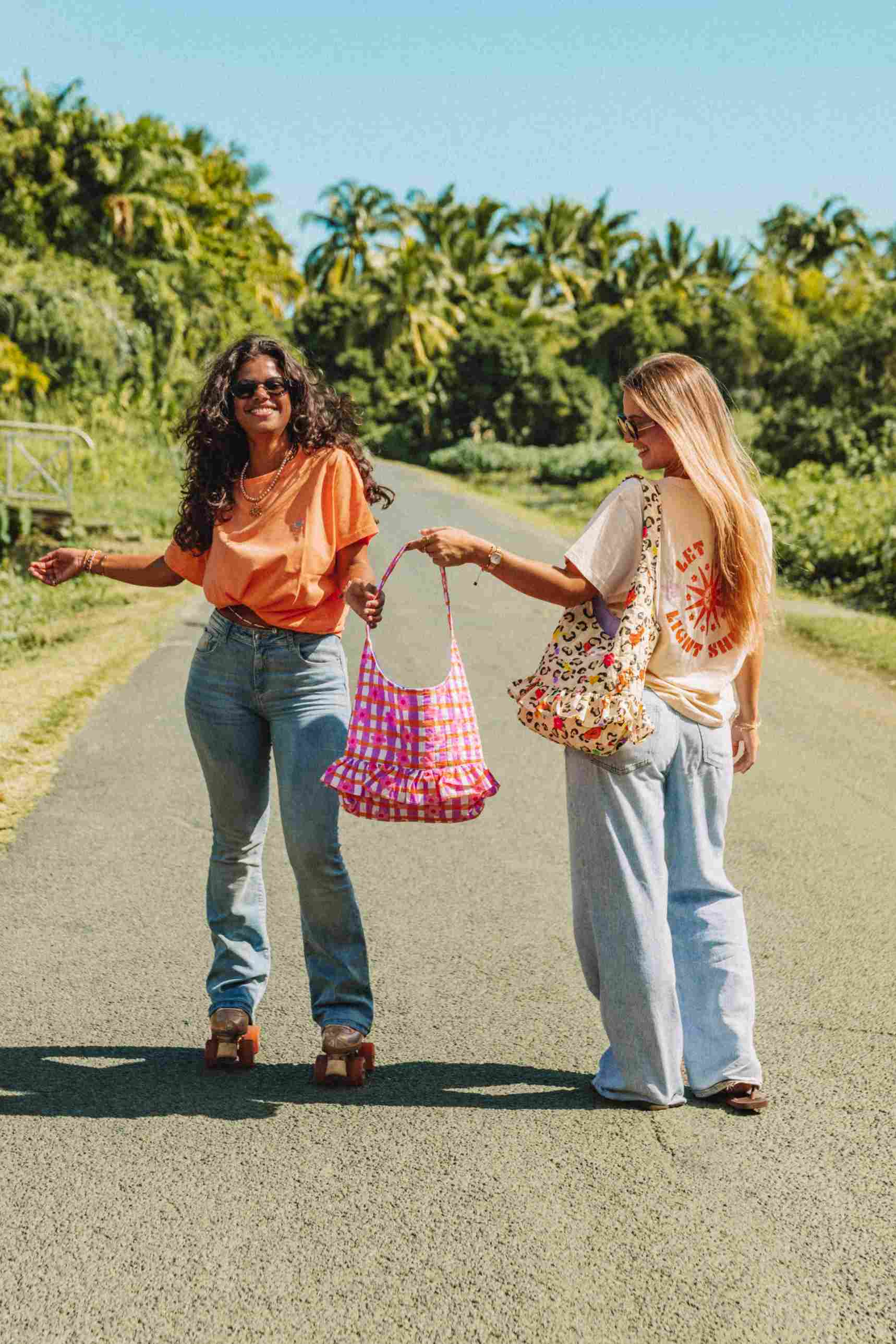 Sac Celeste Fleurettes