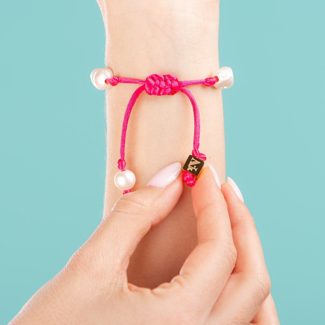 Bracelets Océan Fleur Rose-Les Nicolettes