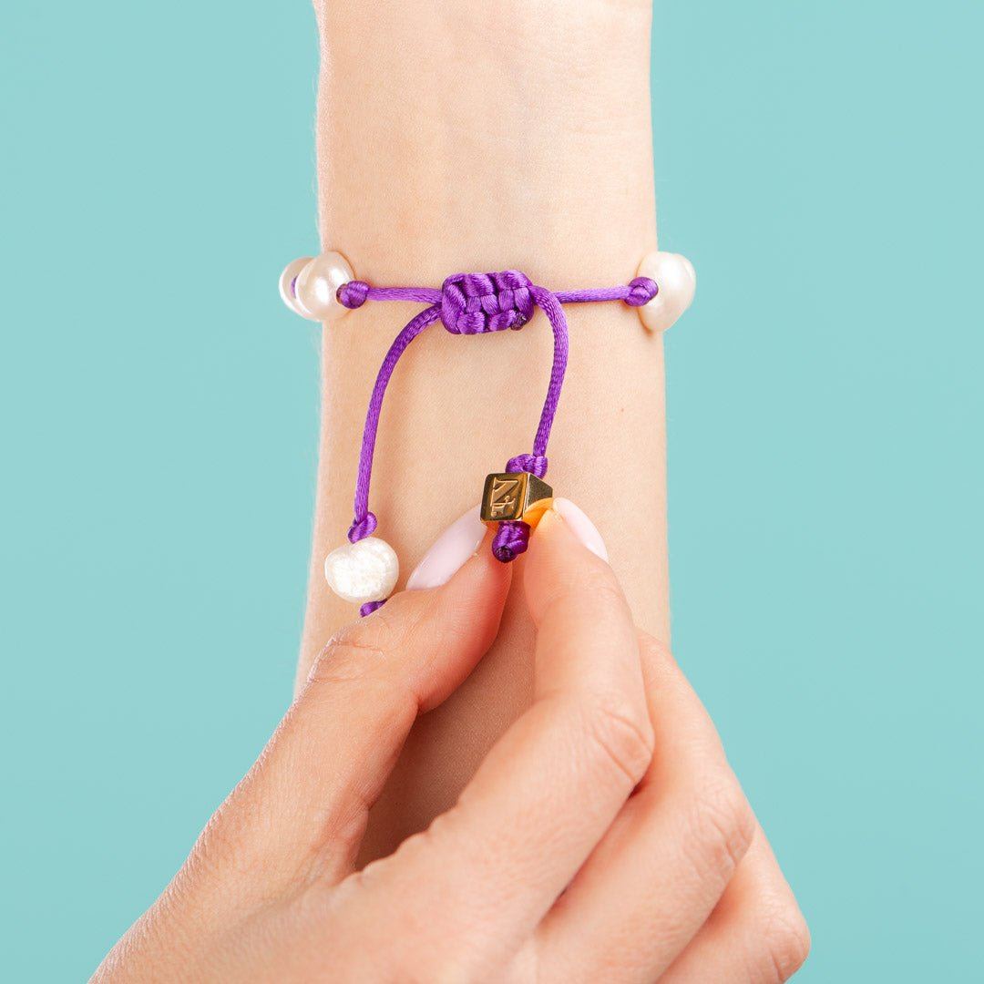 Bracelets Océan Violet-Les Nicolettes