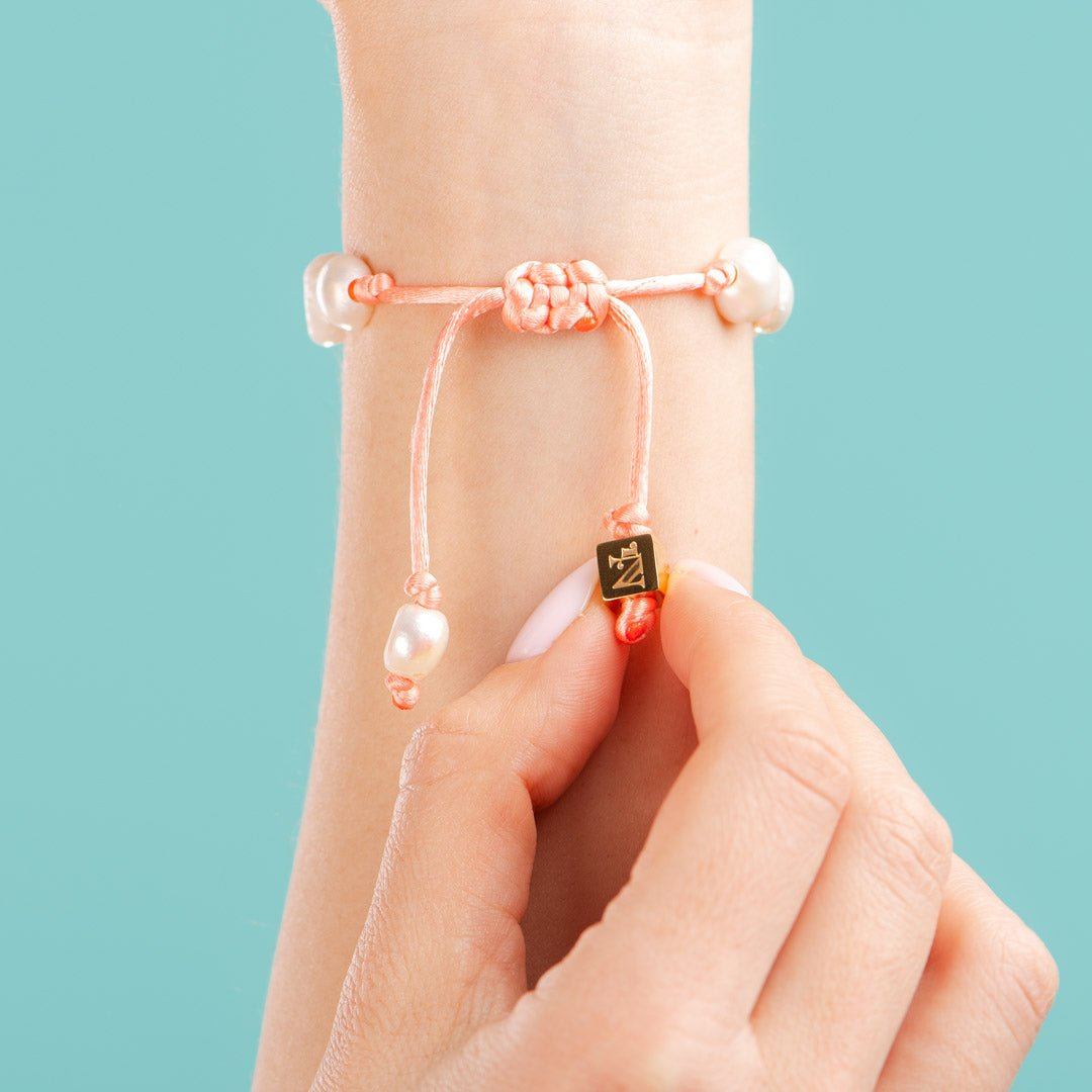 Bracelets Océan Fleur Corail-Les Nicolettes