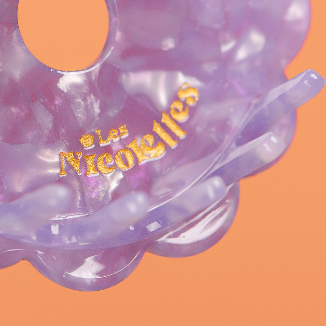 Lilac Sunflower Clip