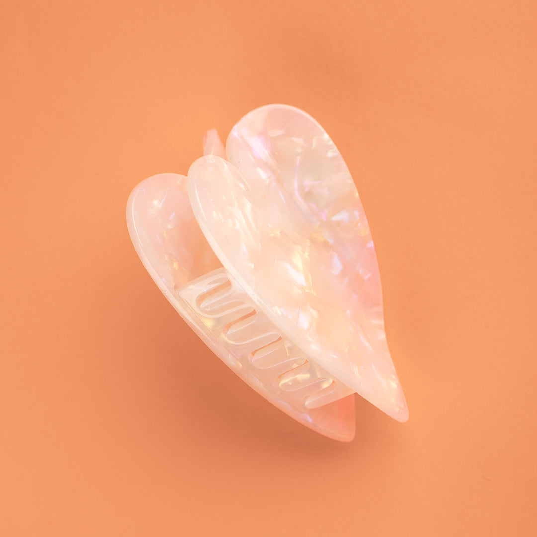 Ivory Heart Clip