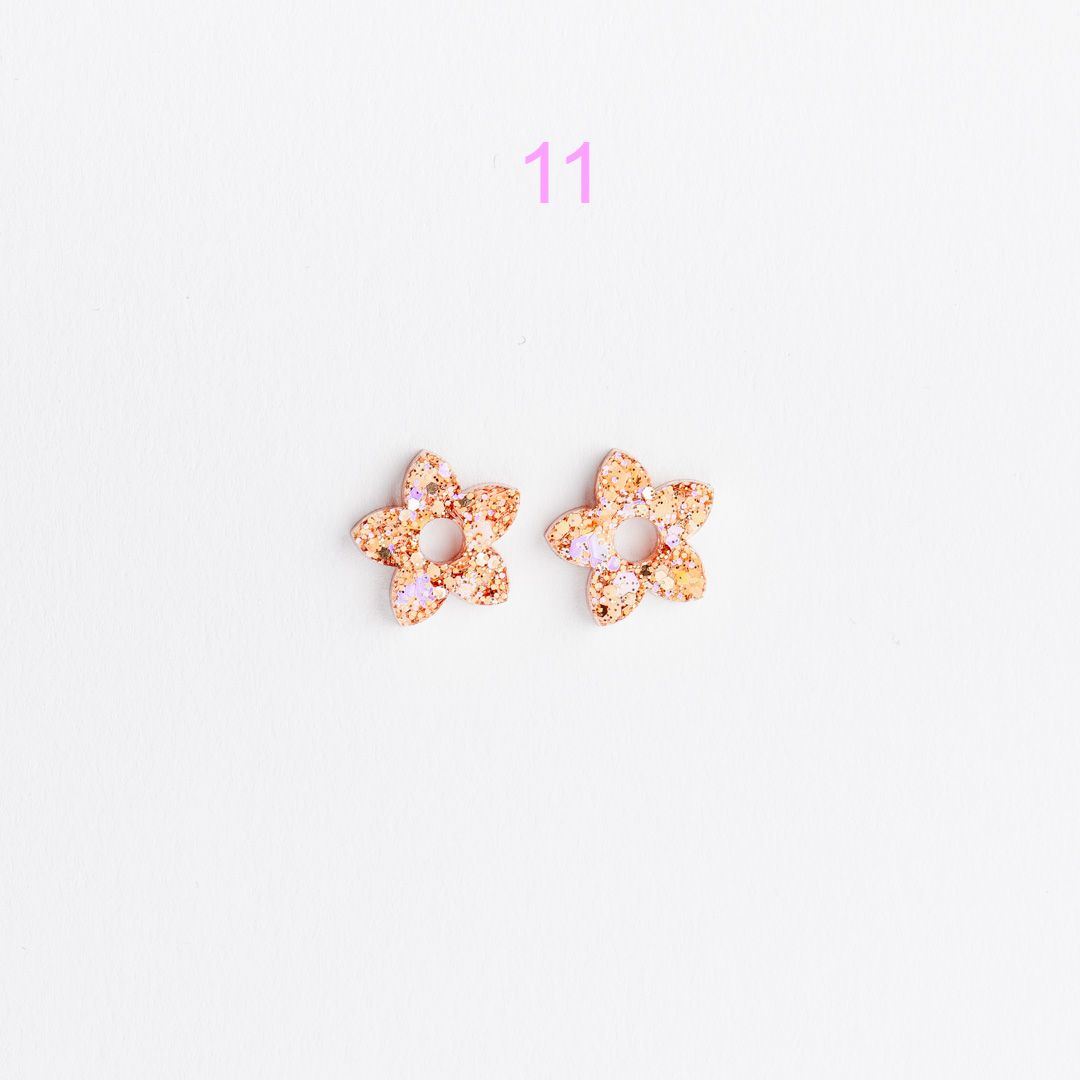 Charms mini TiarĂ© â Choisissez votre paire parmi 12 crĂ©ations