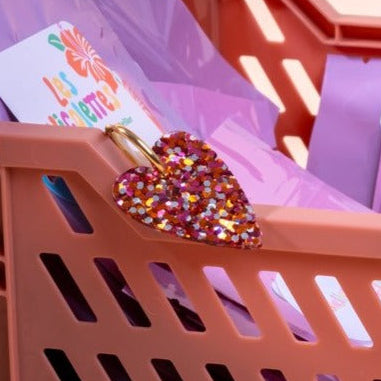 Boucles d'oreilles Cœur Mix Cuivre