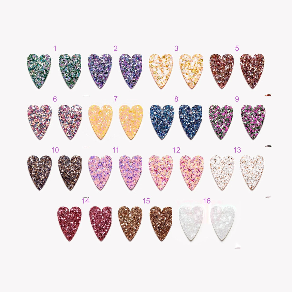 Charms Cuore: tutte le coppie e i colori disponibili – Les Nicolettes