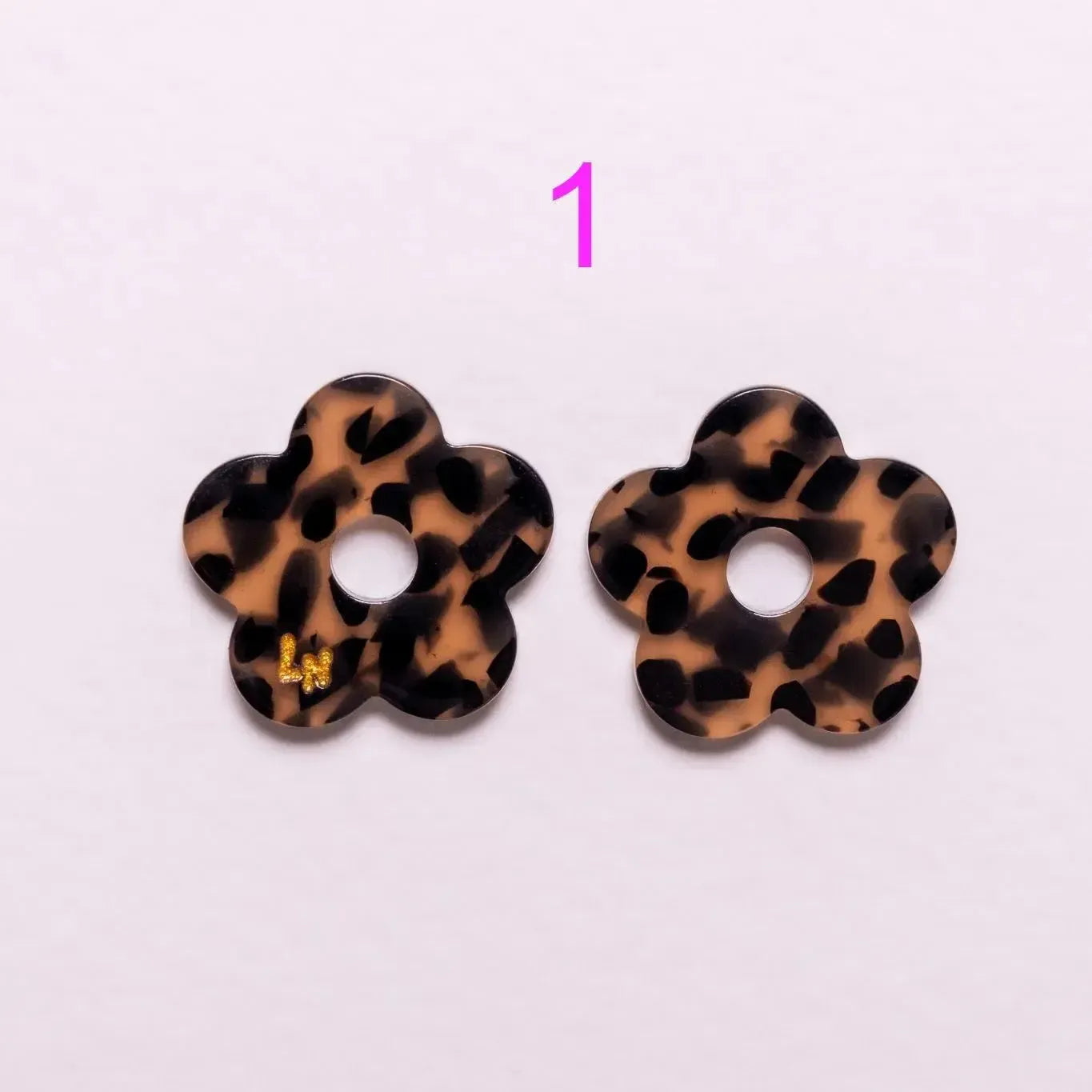 Charms Fleur Acétate | Choisissez votre paire parmi 9 créations-Les Nicolettes