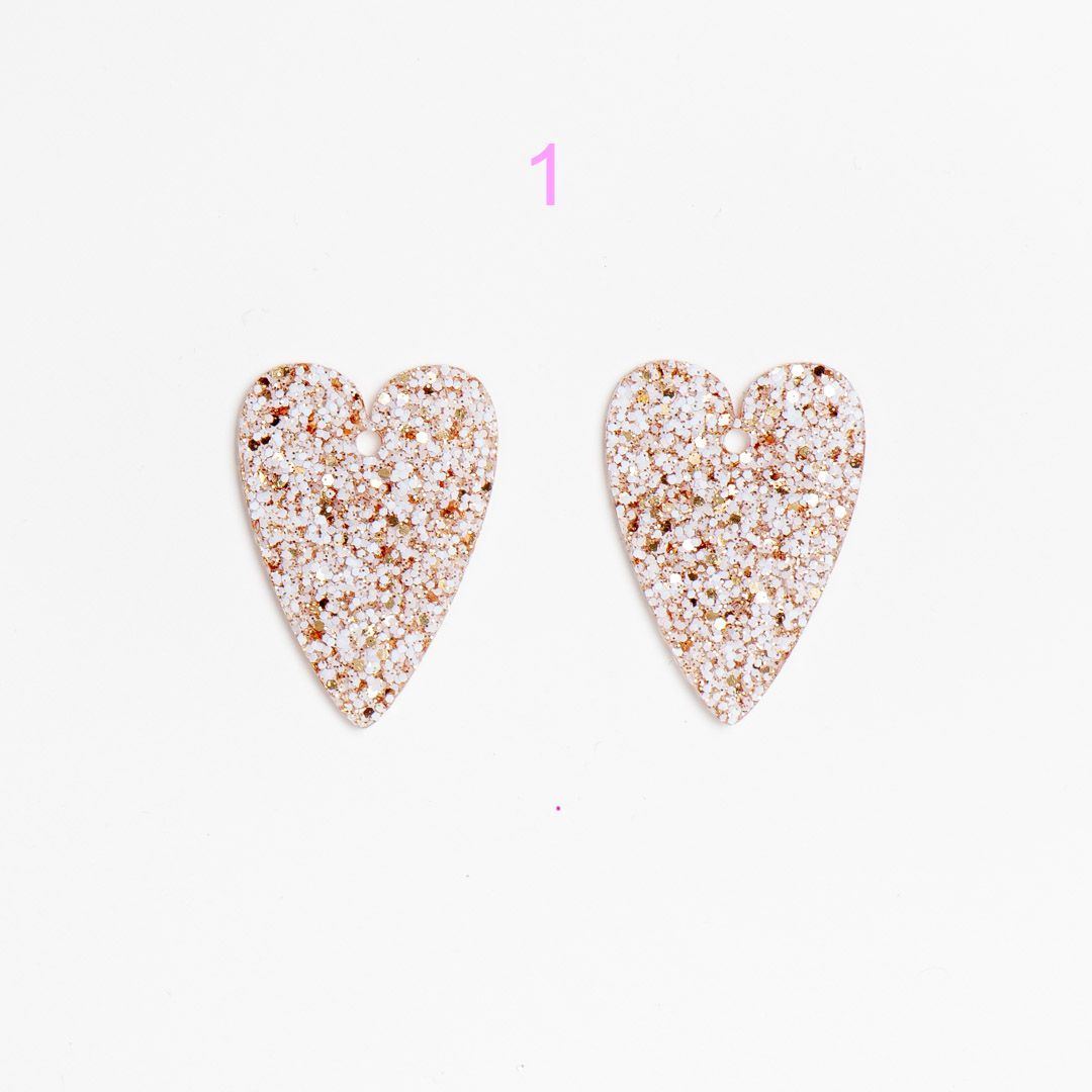 Charms Cœur – Choisissez votre paire parmi 14 créations