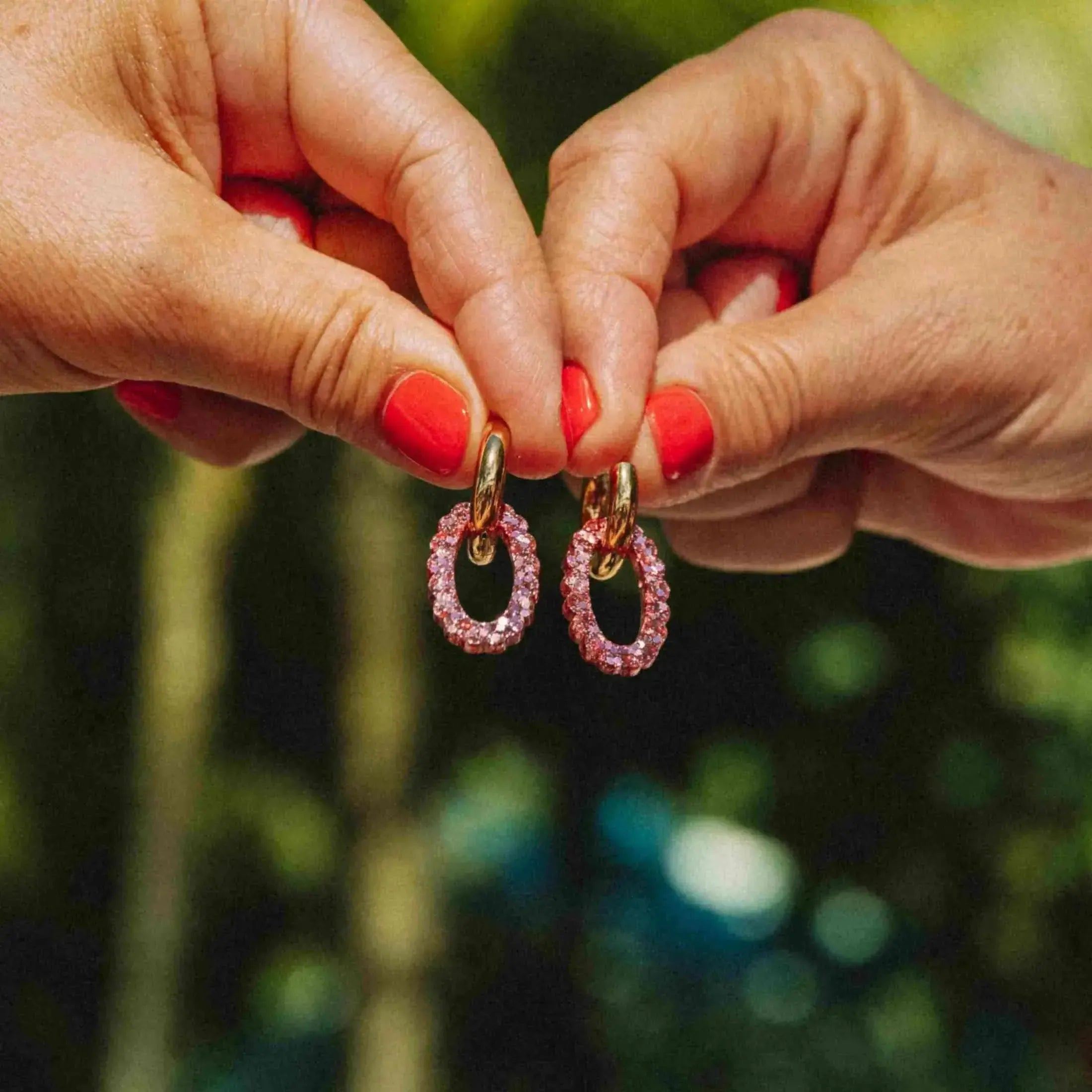 Créoles Ovale Champagne Rosé-Les Nicolettes