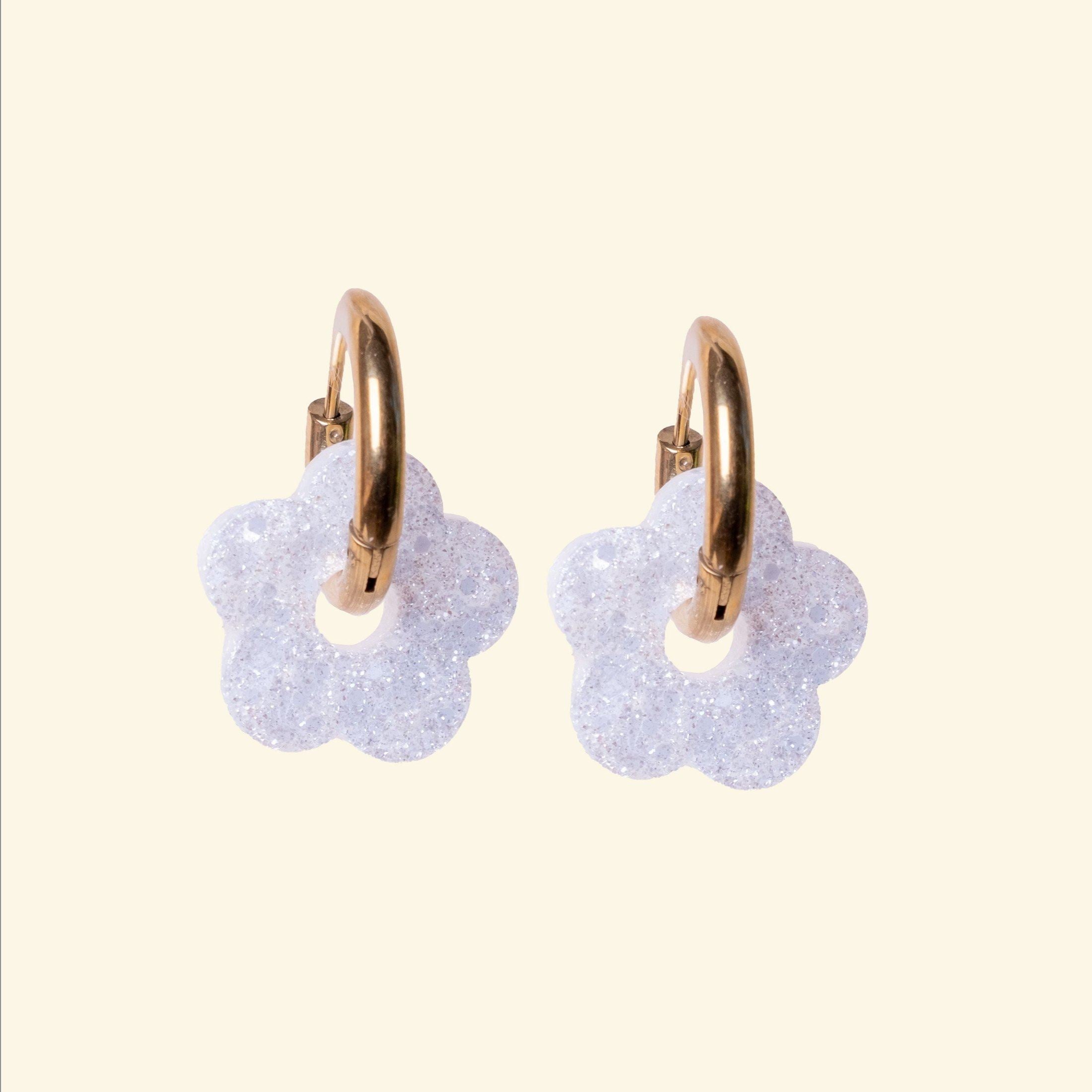 Créoles Fleur Ivoire