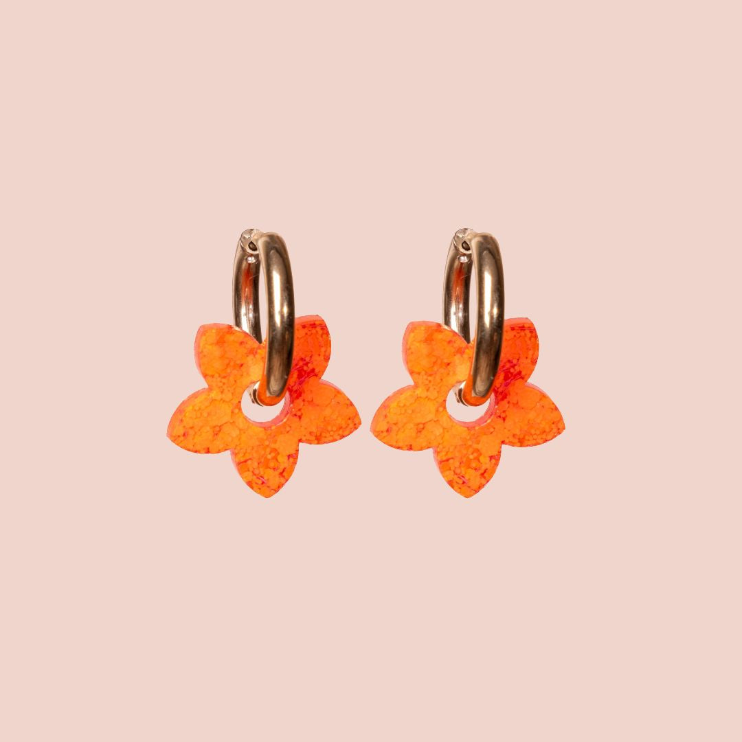 Créoles Tiaré Sorbet Orange