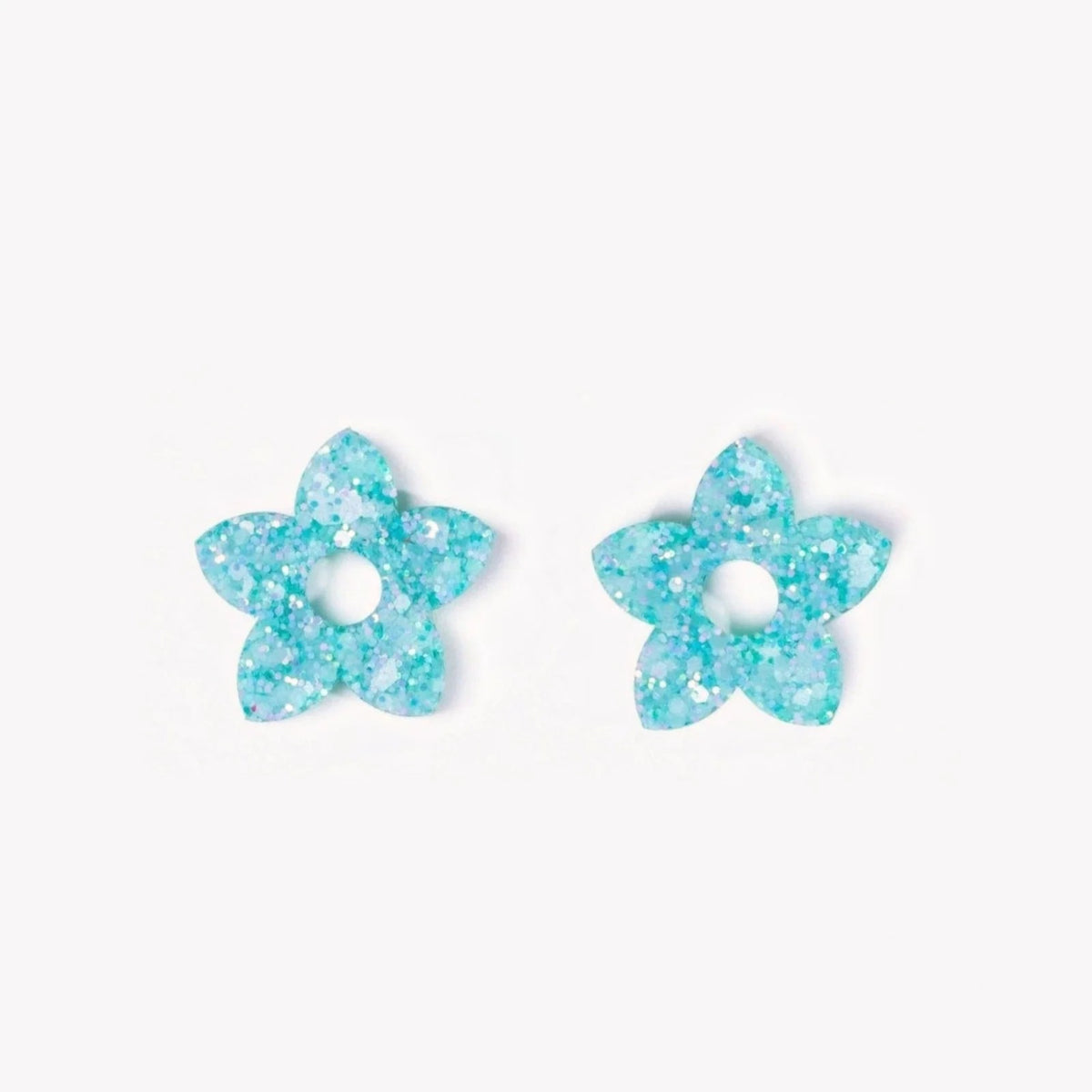Paire de charms Tiaré coloris Sorbet Bleu (n°22) – Les Nicolettes