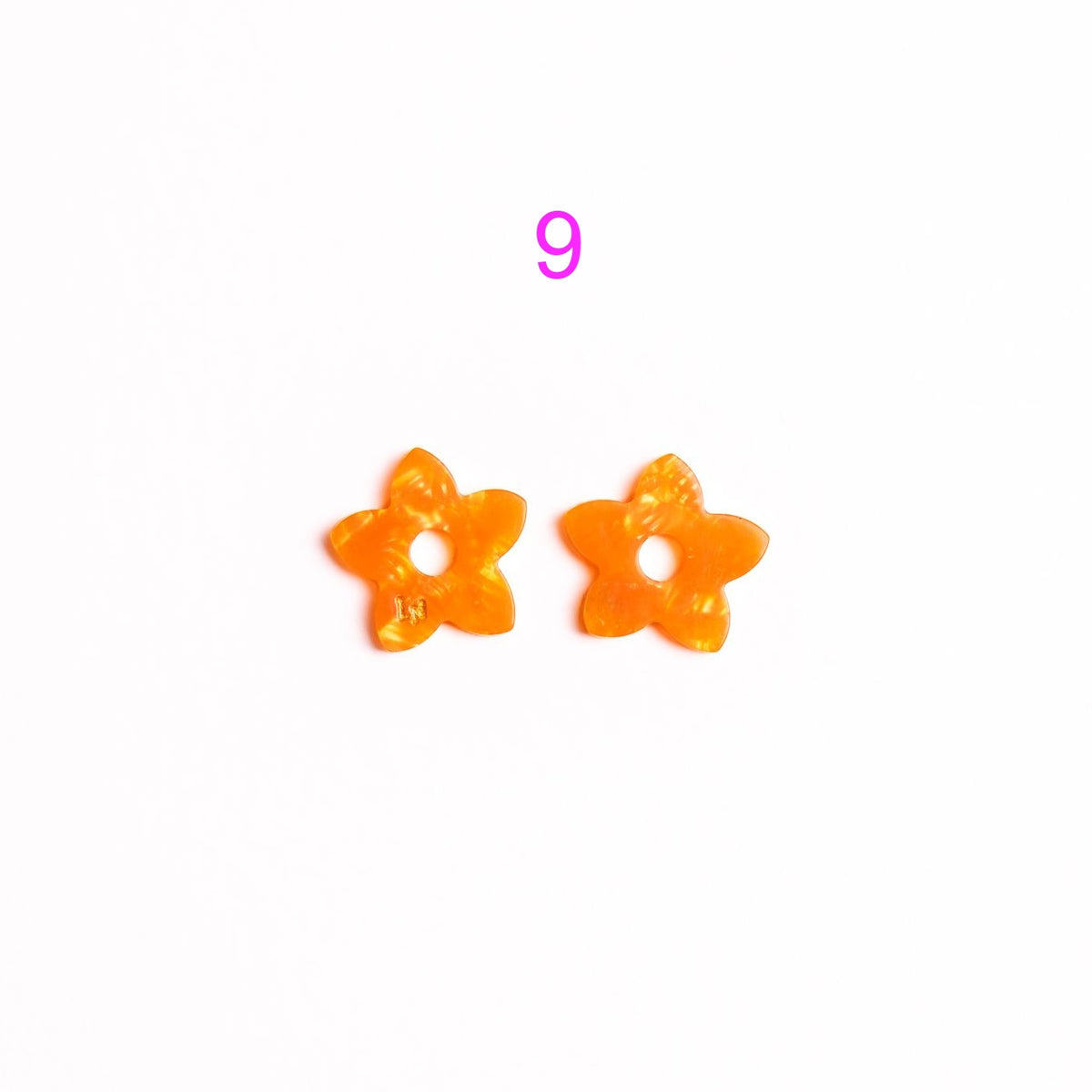 Charms Mini Tiaré Acétate | Choisissez votre paire parmi 9 créations