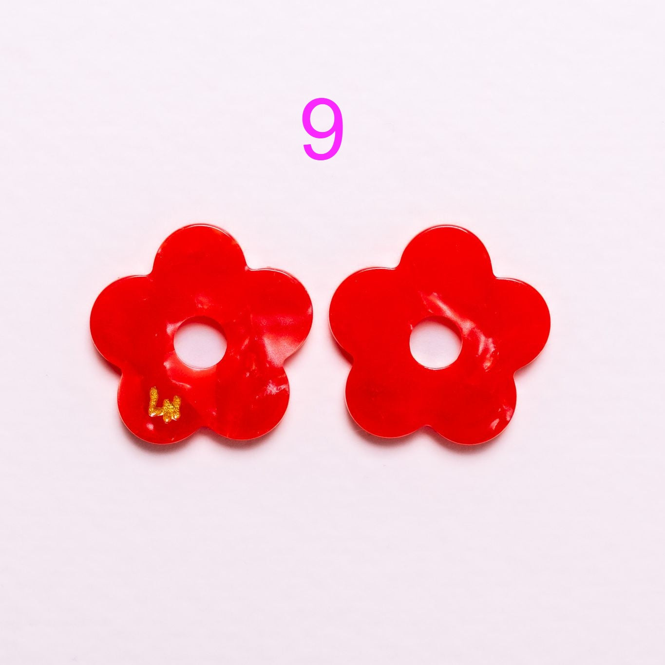 Charms Fleur Acétate | Choisissez votre paire parmi 9 créations