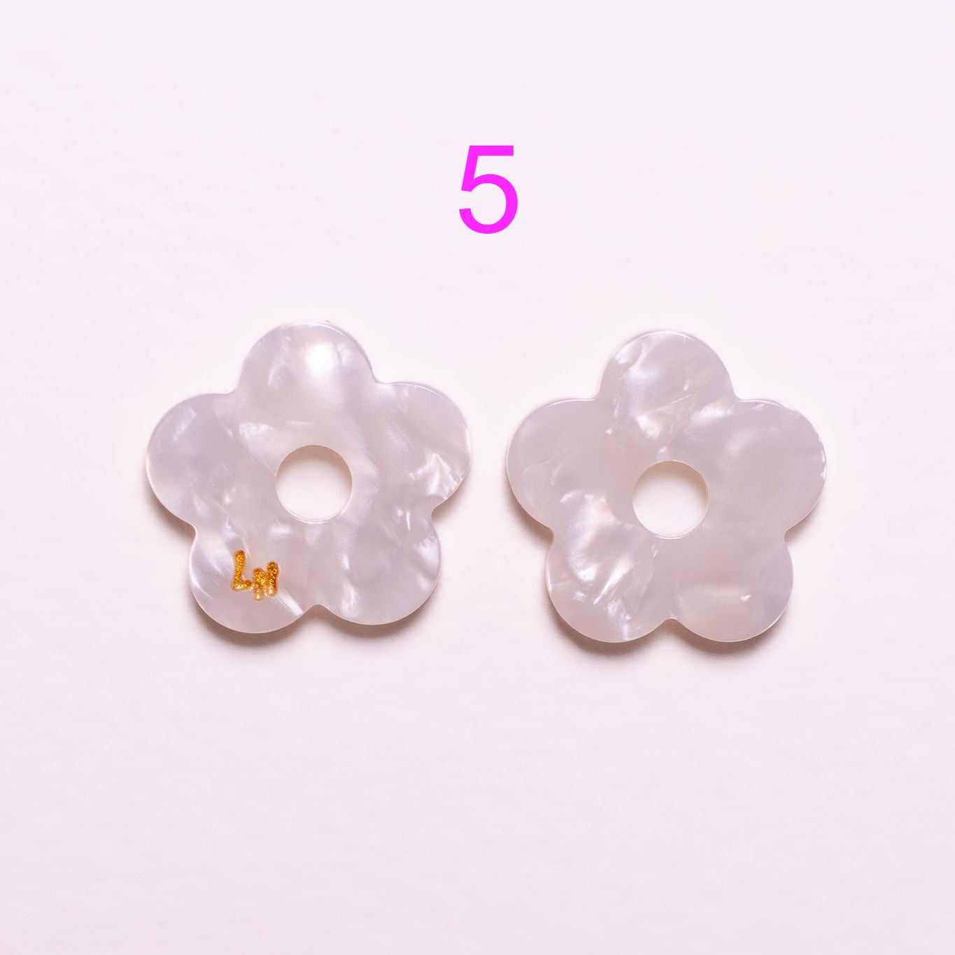 Charms Fleur Acétate | Choisissez votre paire parmi 9 créations