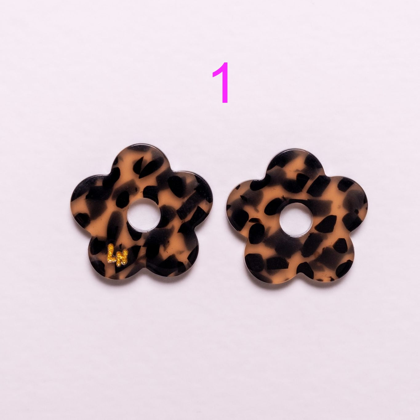 Charms Fleur Acétate | Choisissez votre paire parmi 9 créations