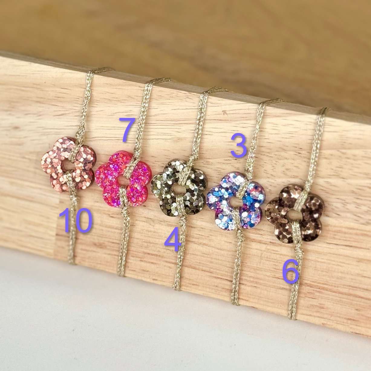 Nouvelle Collection | Bracelets Fleur 10 couleurs