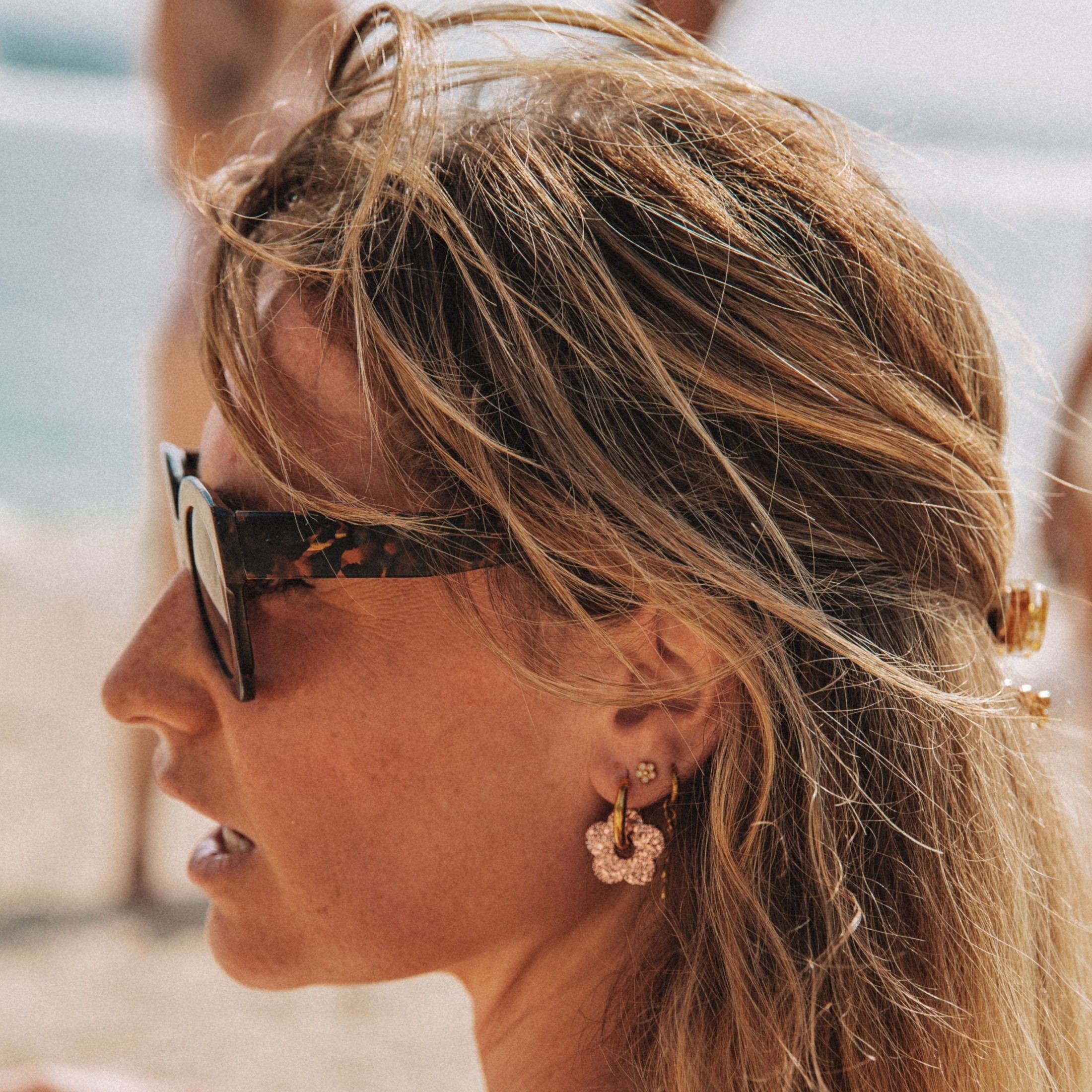 Créoles Fleur Champagne