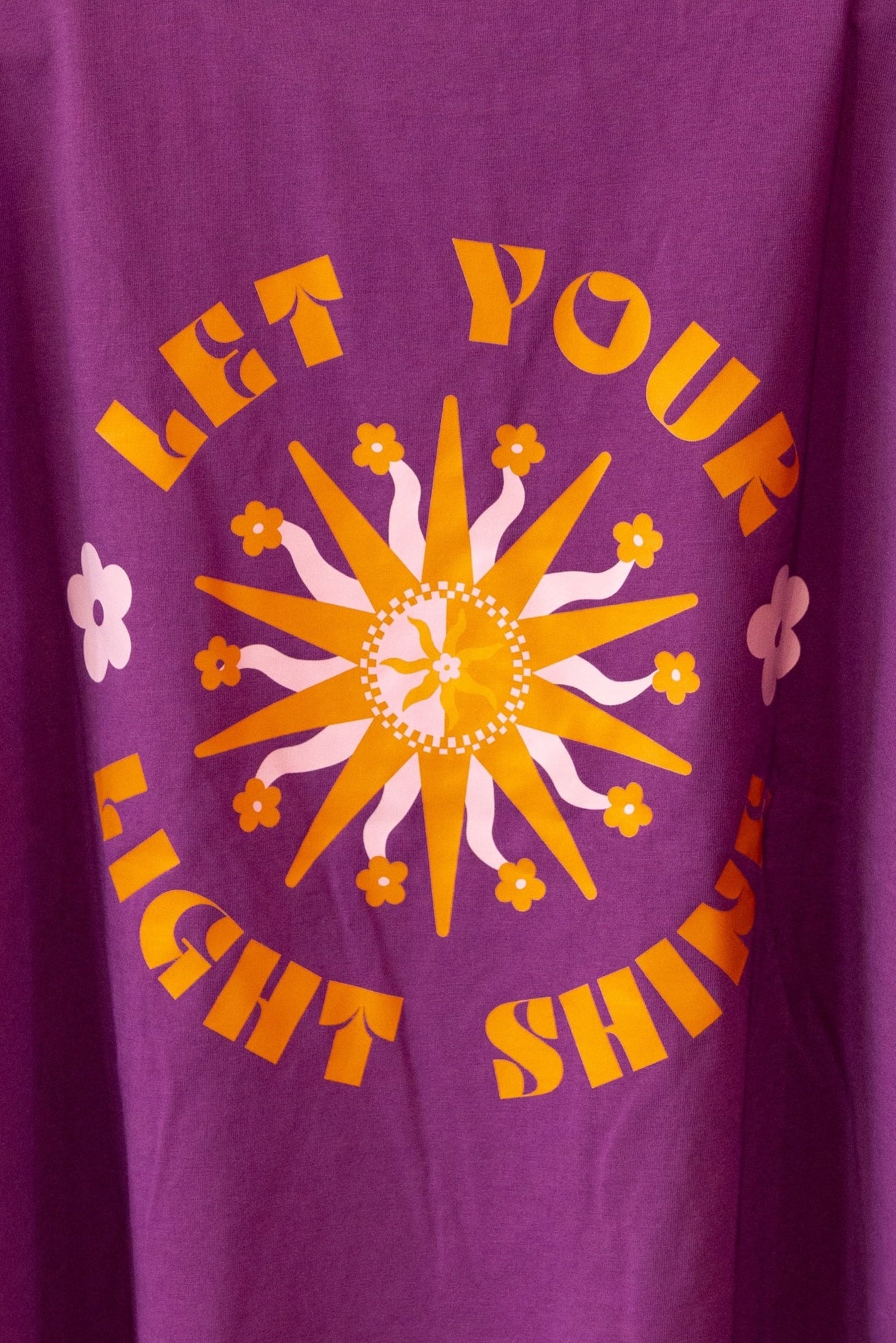 Tee-Shirt Violet - Let You Light Shine
