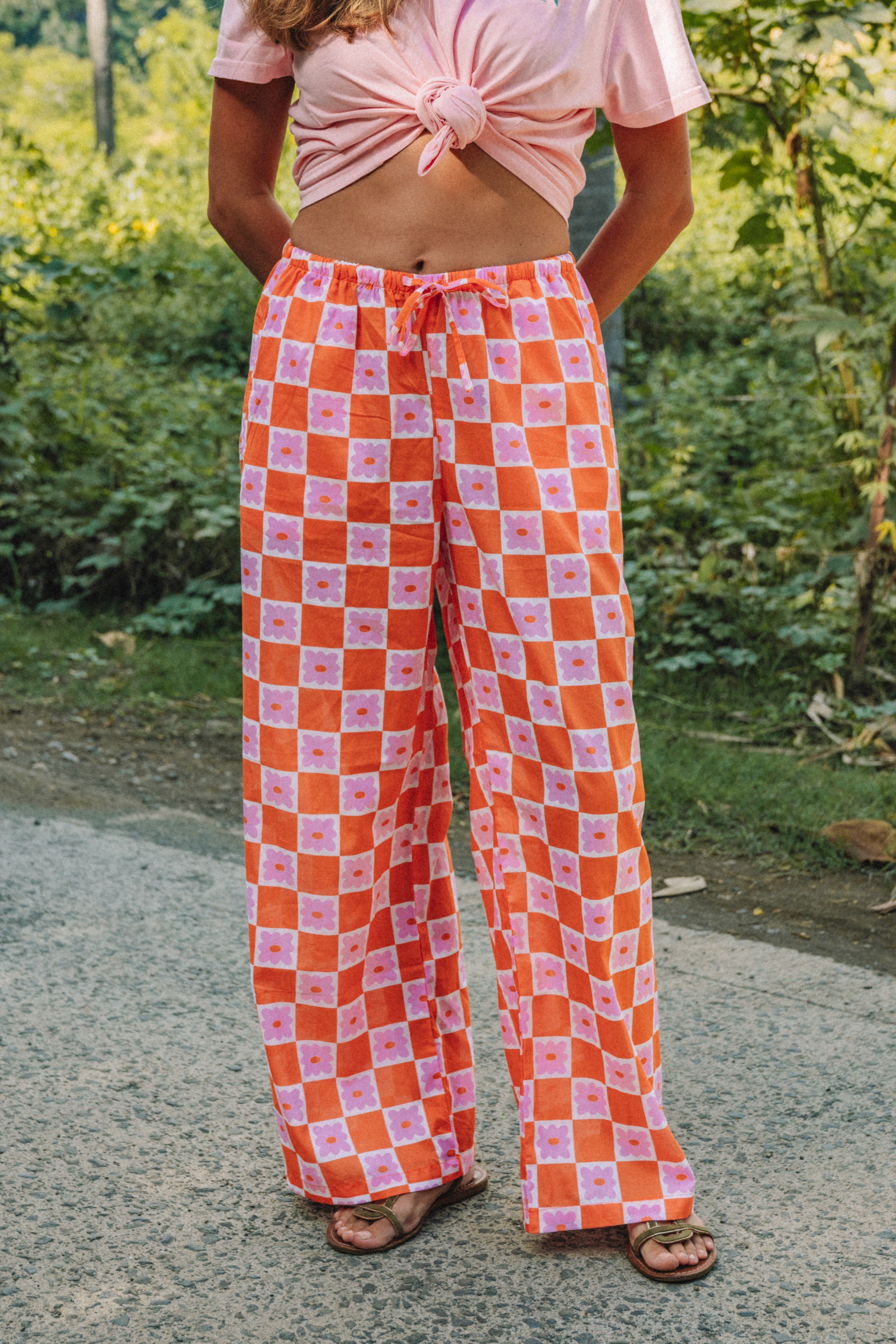 Pantalon Damier-Les Nicolettes