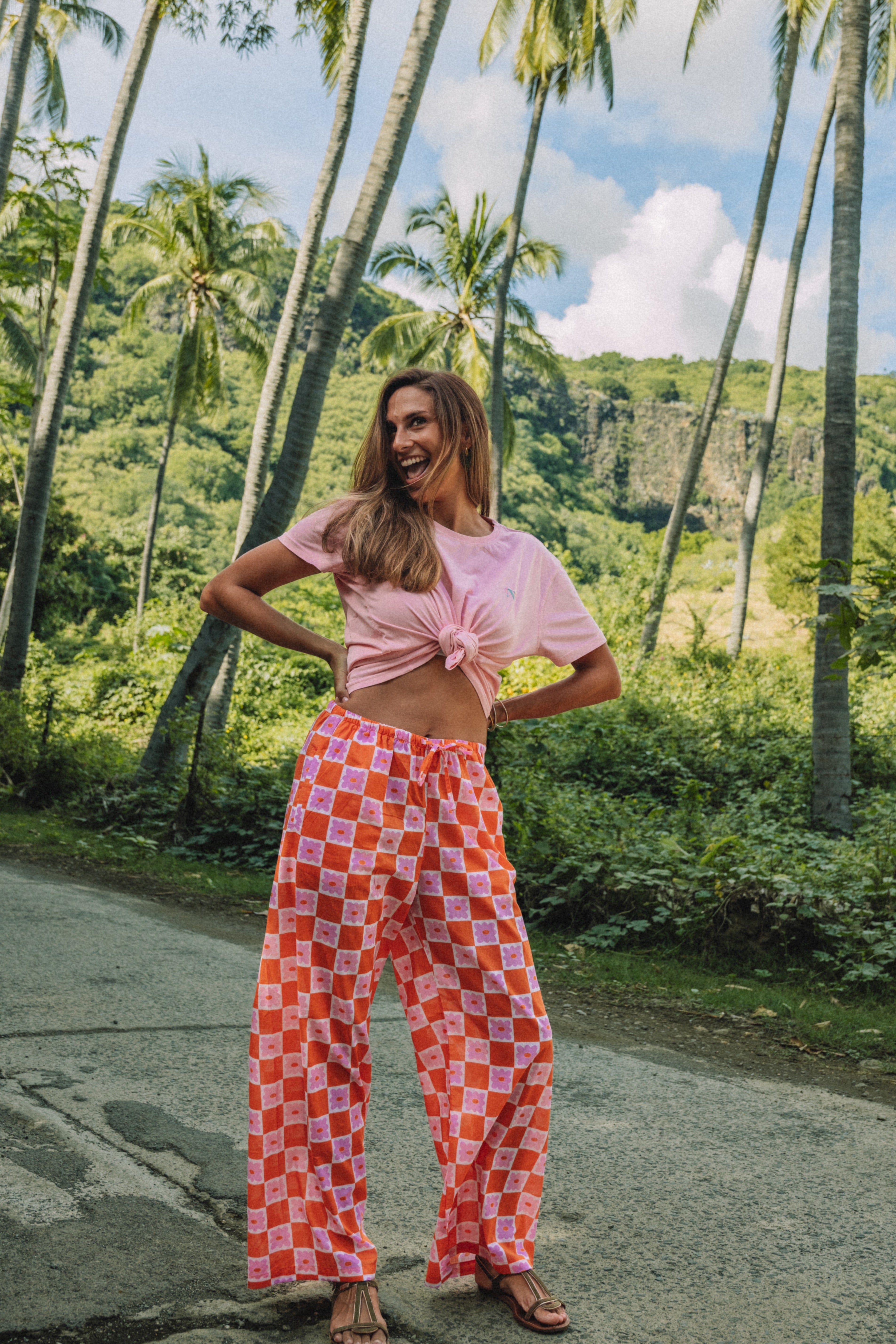 Pantalon Damier-Les Nicolettes