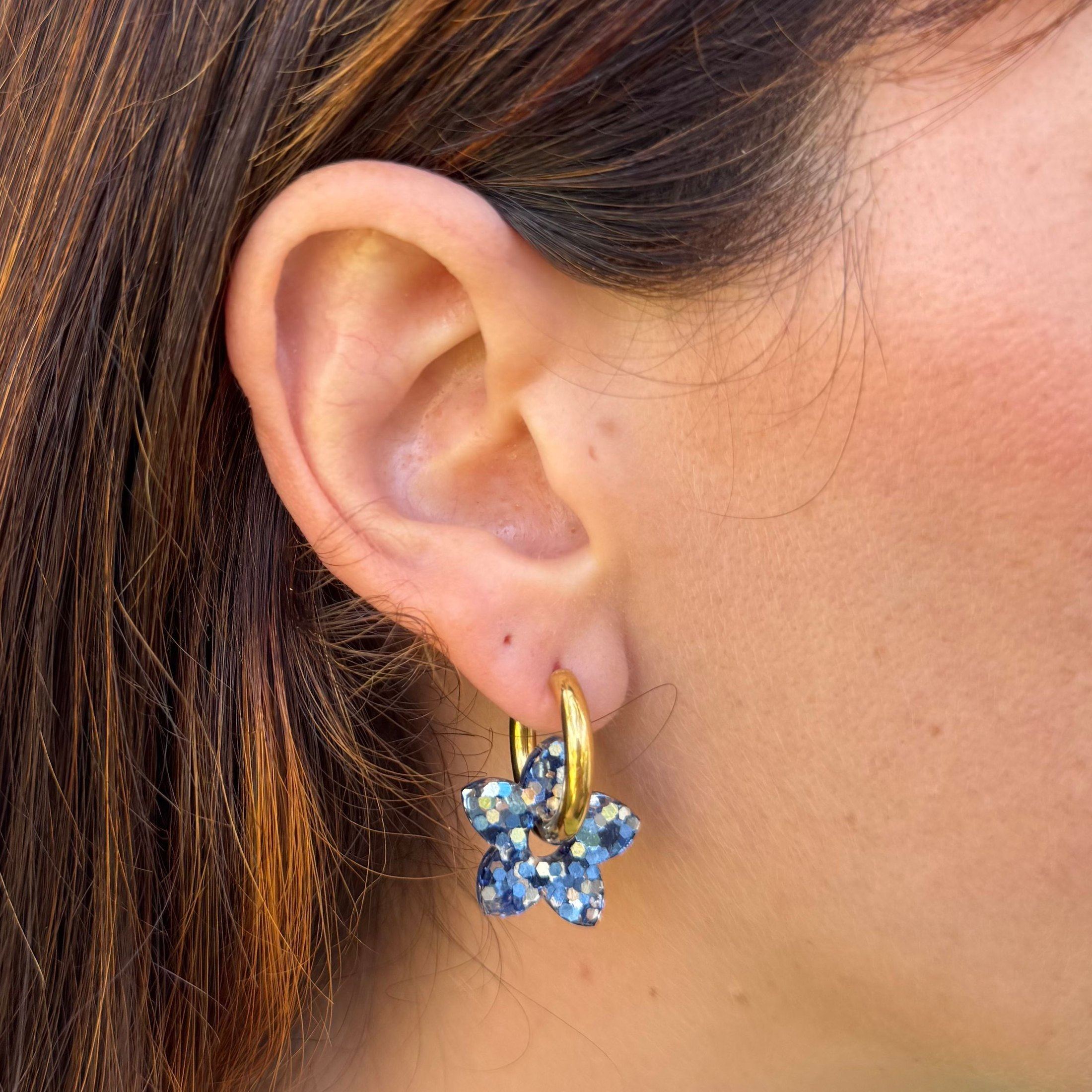 Créoles Tiaré Winter Blue