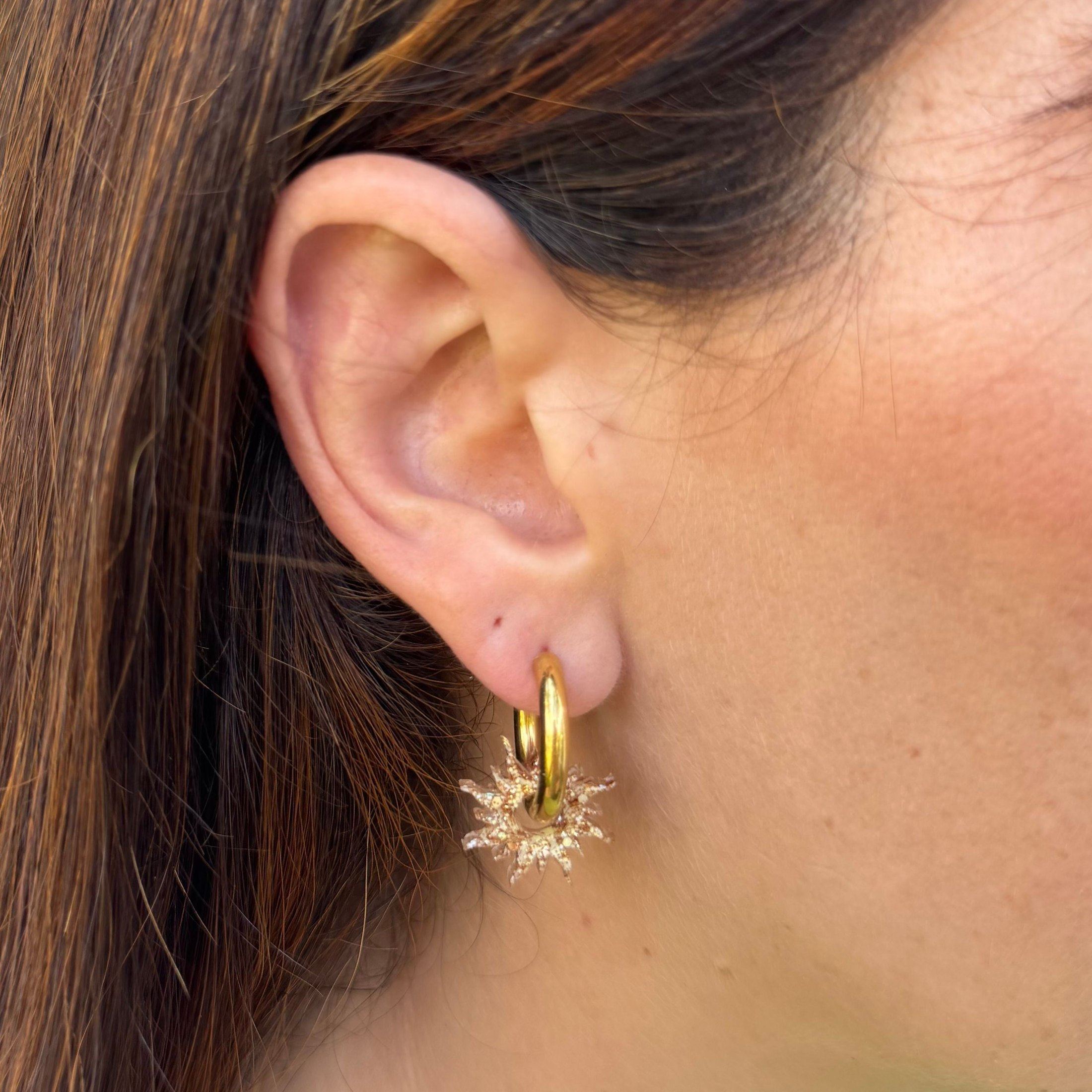 Créoles Soleil Jaune Champagne