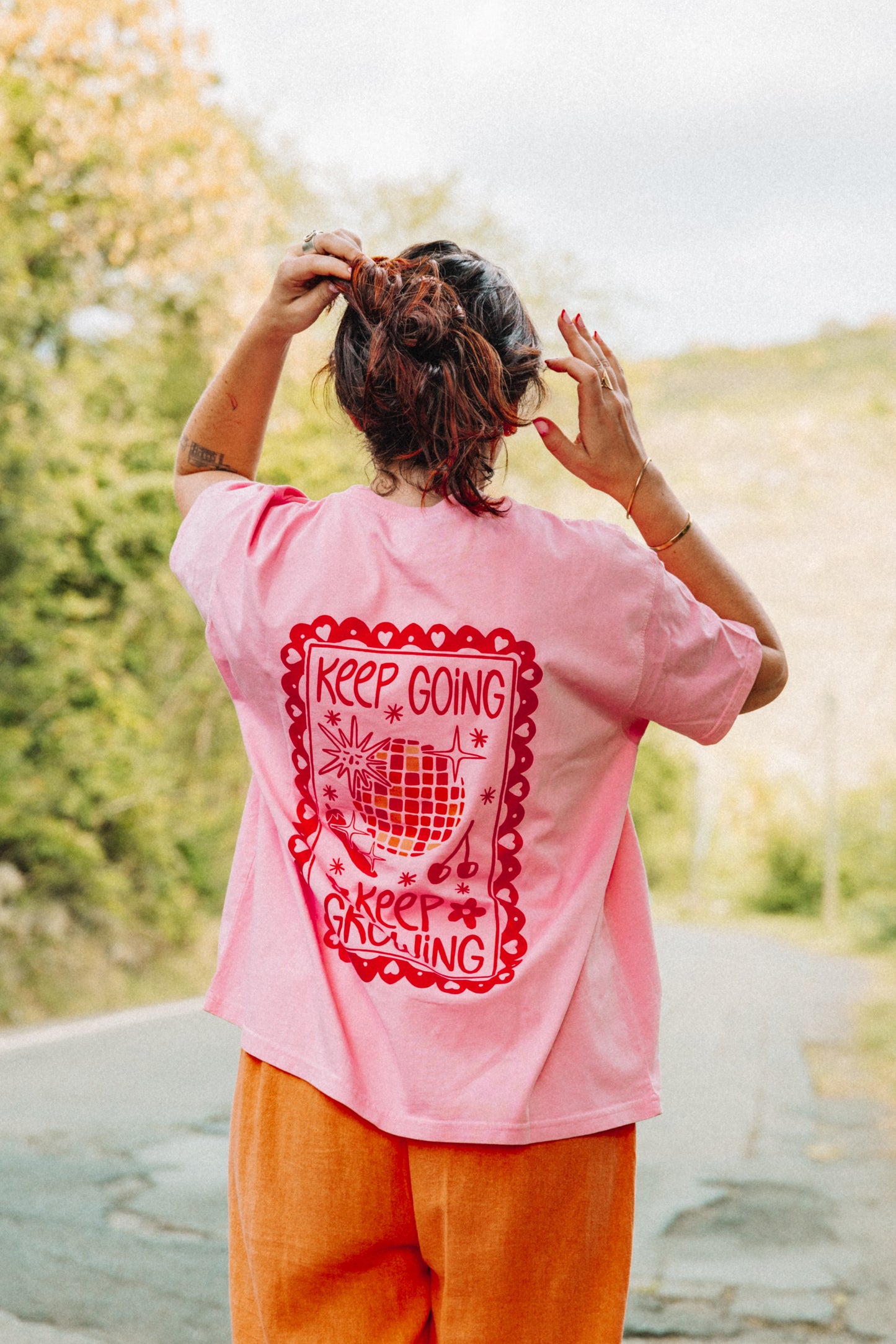 Pink T-Shirt - Keep Growing
