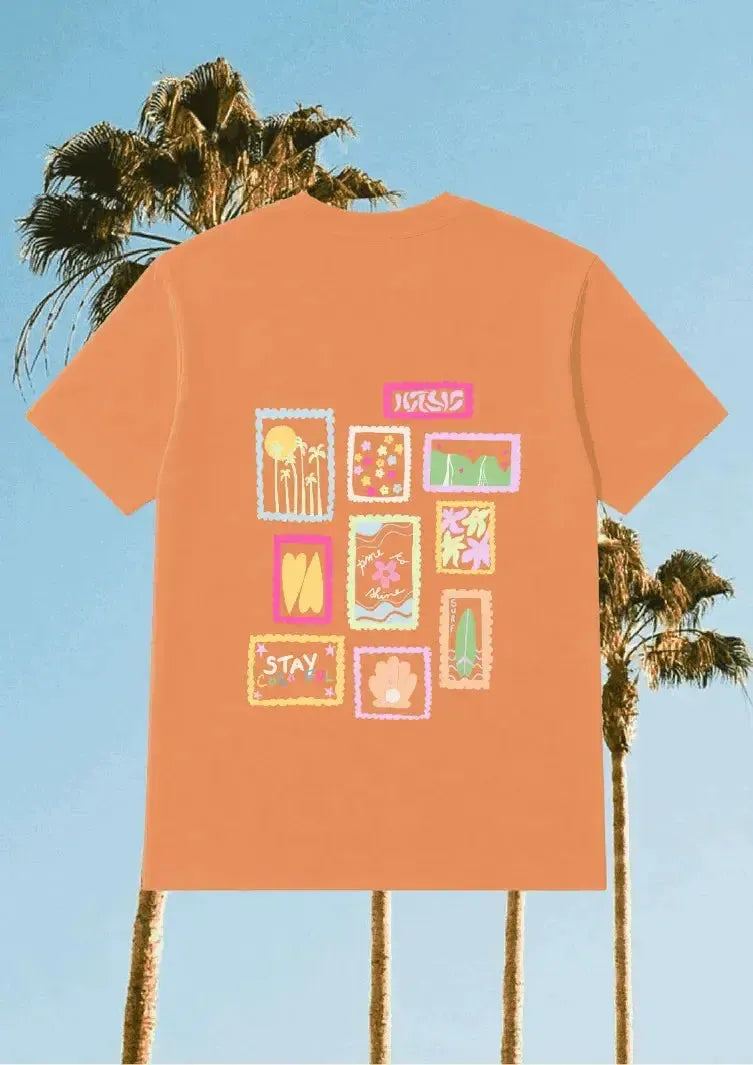 T-shirt Mandarine | Timbres-Les Nicolettes