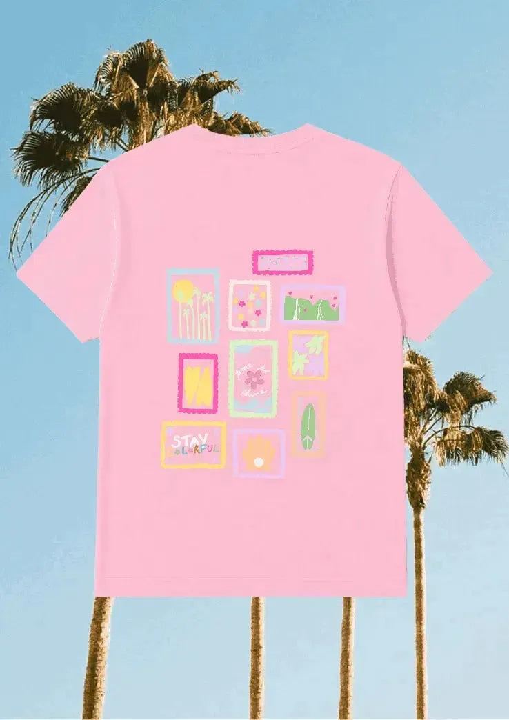 T-shirt Rose | Timbres-Les Nicolettes