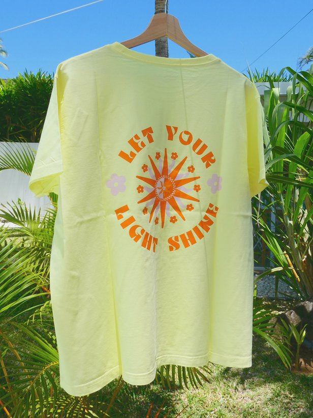 T-shirt Jaune | Let Your Light Shine