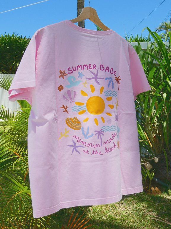 T-shirt Rose | Summer Babe