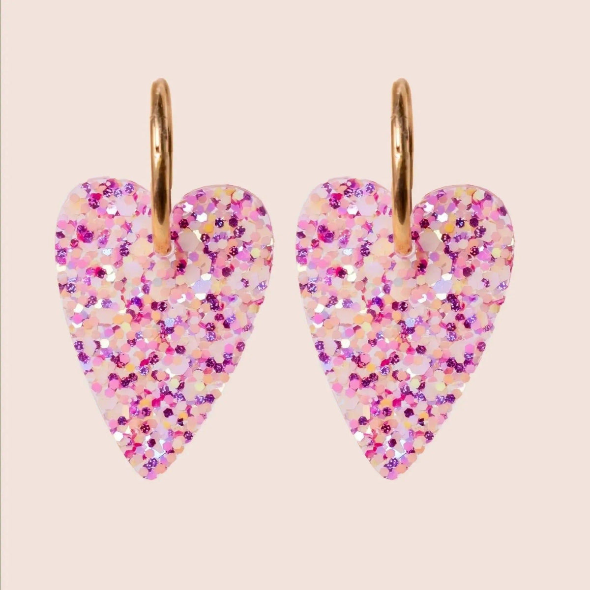 Boucles d'oreilles Cœur Summer Sunset – Les Nicolettes