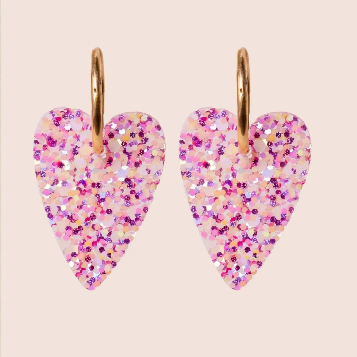 Boucles d'oreilles Cœur Summer Sunset – Les Nicolettes