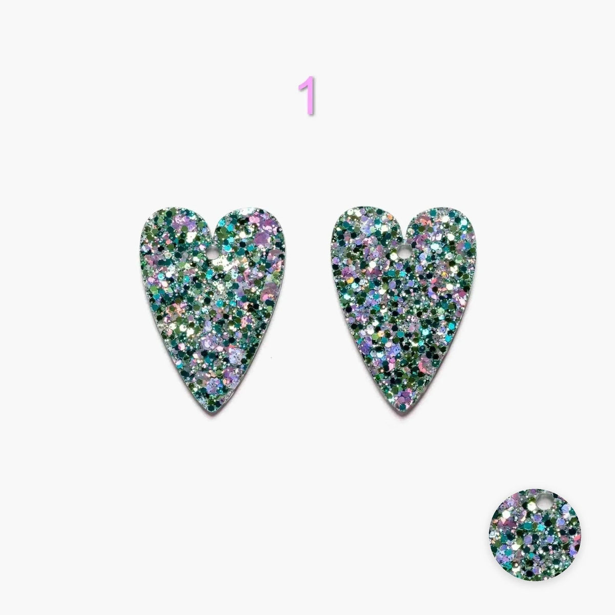 Heart Charms | Choose Your Pair from 16 Designs – Les Nicolettes