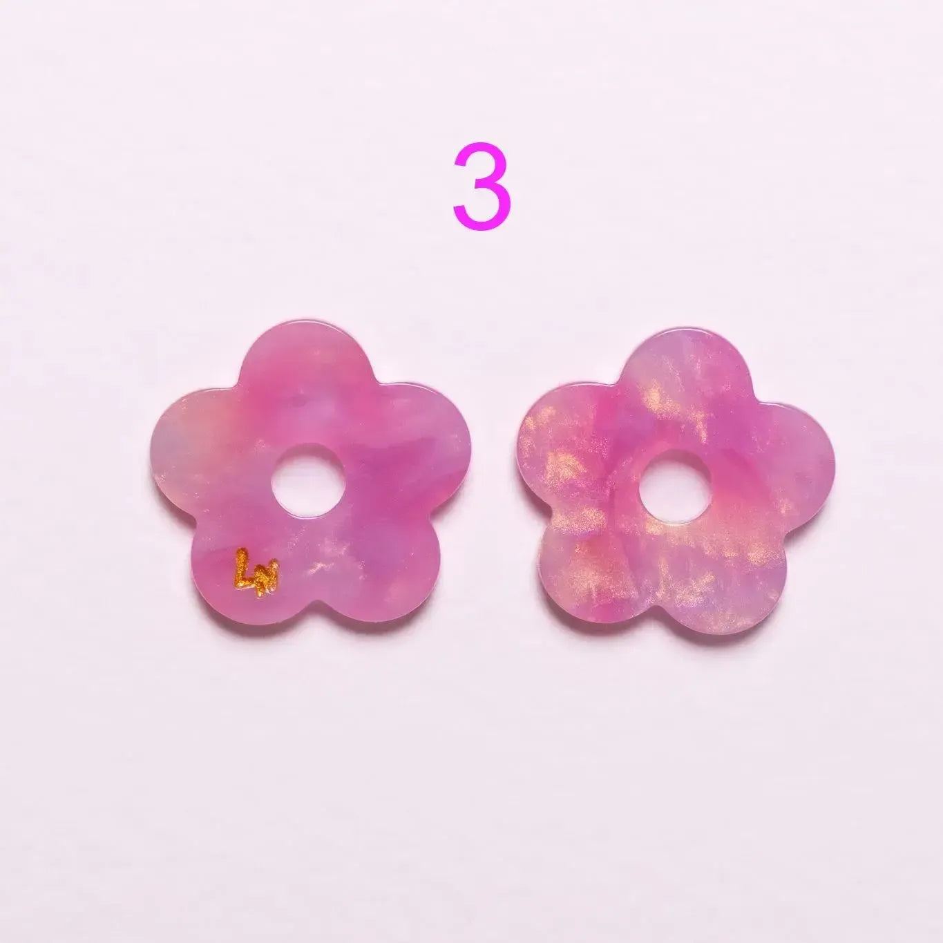 Charms Fleur Acétate | Choisissez votre paire parmi 9 créations-Les Nicolettes