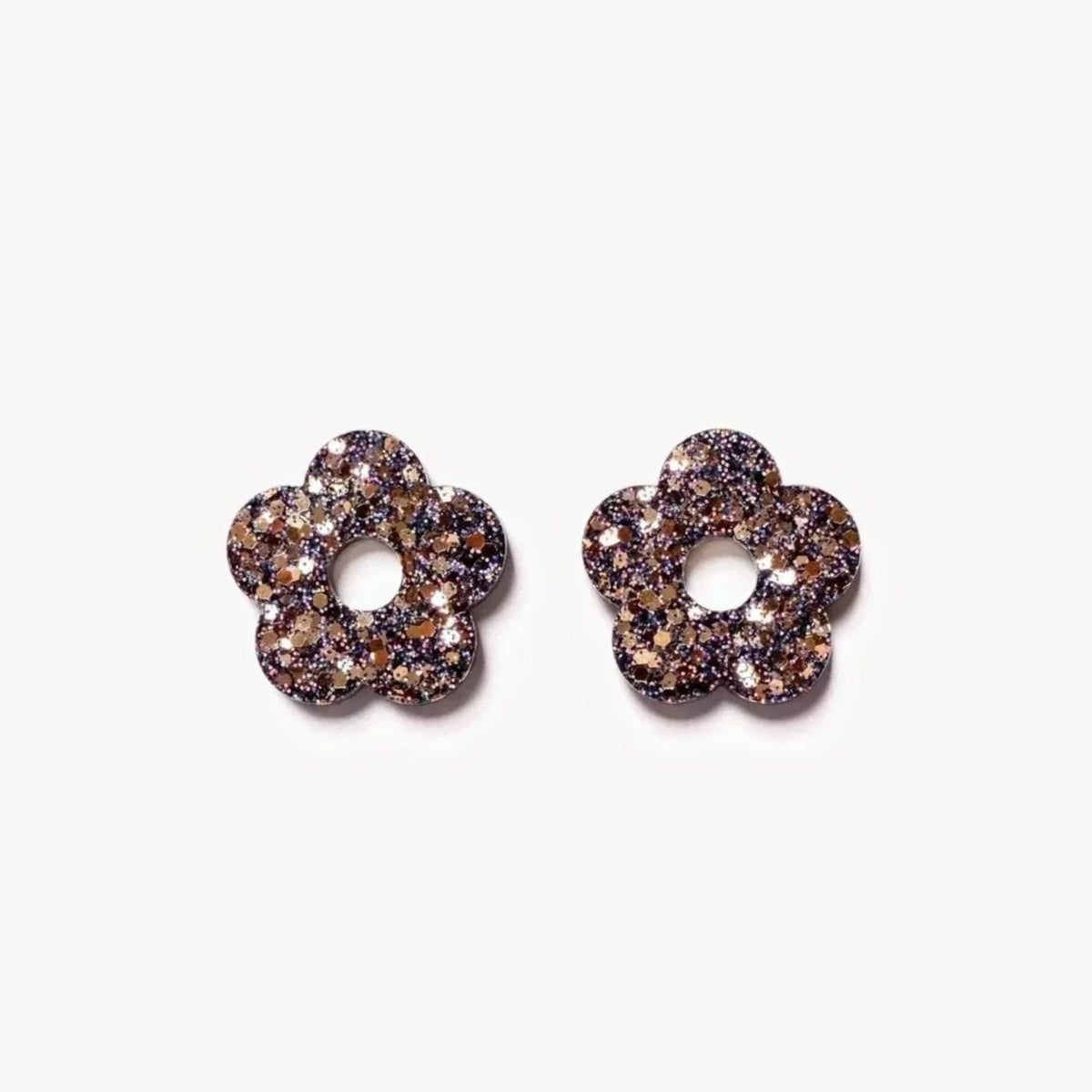 Paire de charms Fleur coloris Dark Gold (n°11) – Les Nicolettes