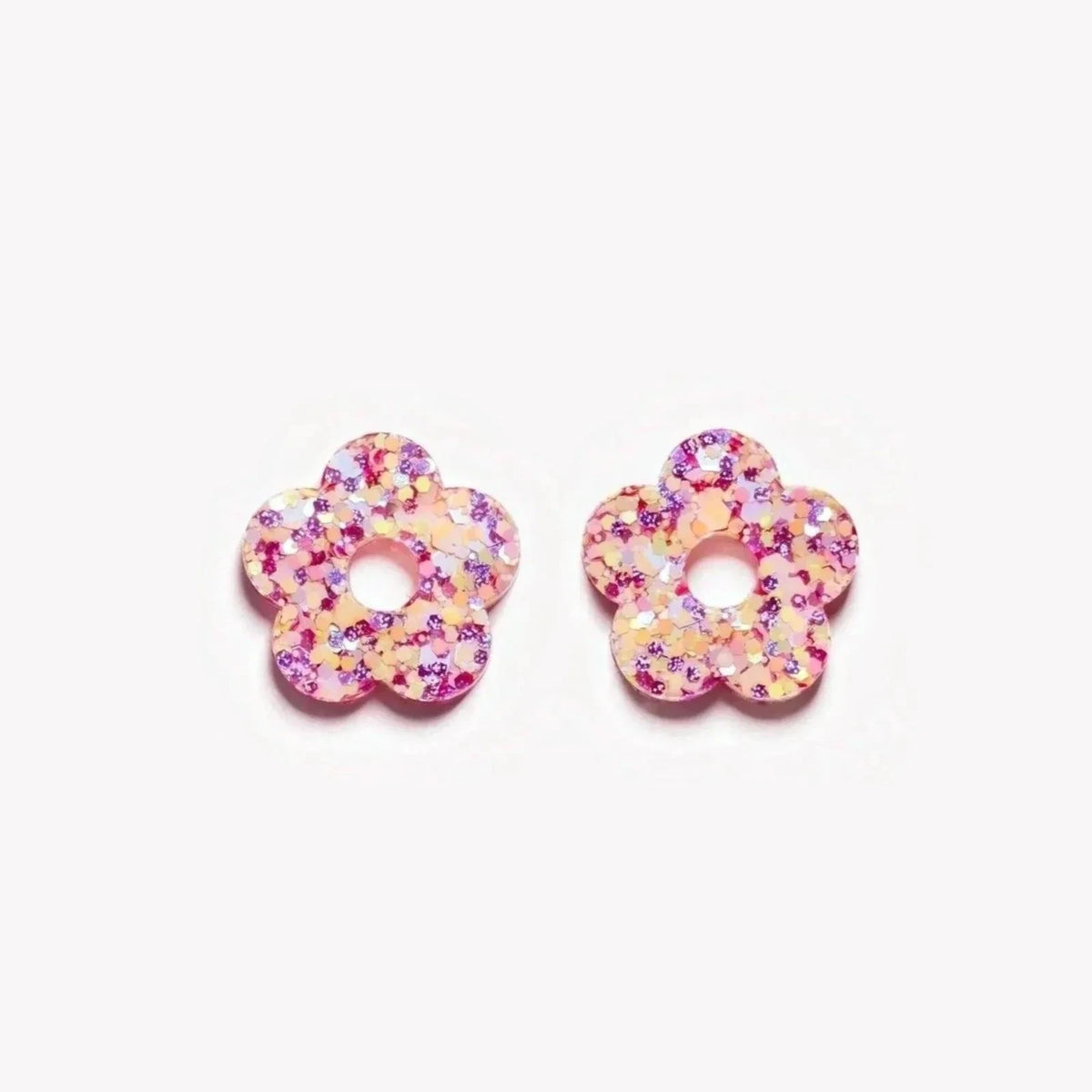 Paire de charms Fleur coloris Summer Sunset (n°12) – Les Nicolettes