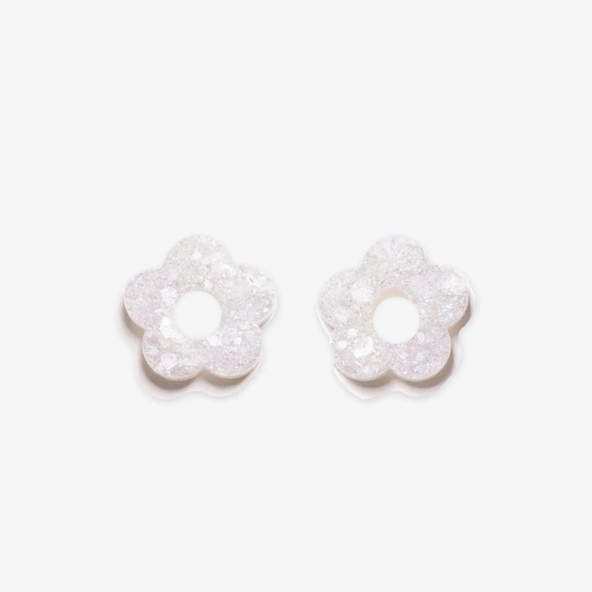 Paire de charms Fleur coloris Ivoire (n°14) – Les Nicolettes
