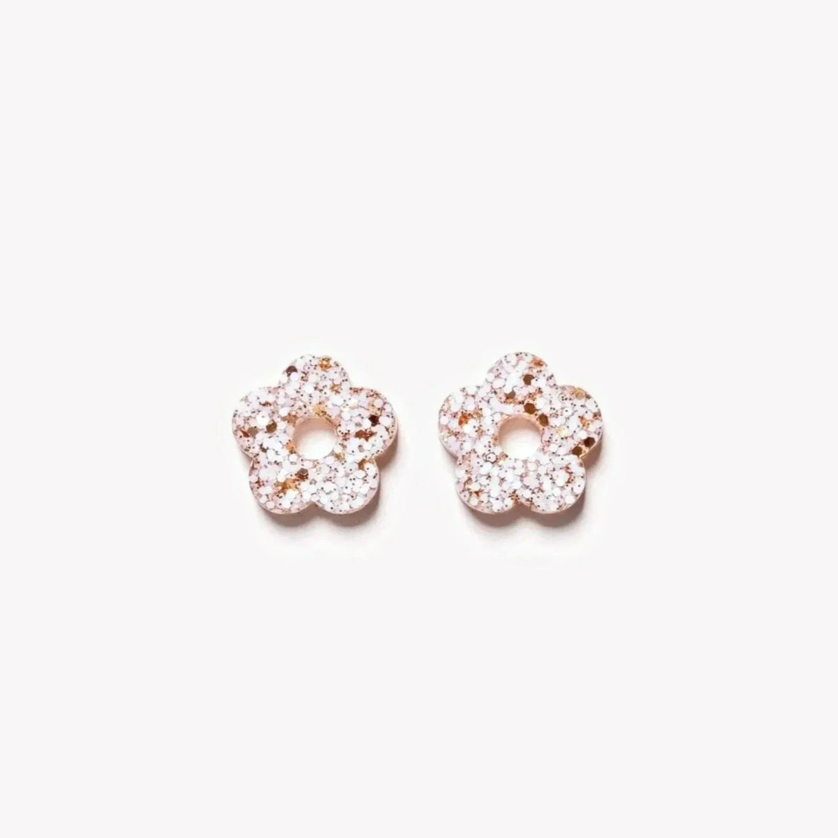 Coppia di charms Mini Fiore colore Avorio Champagne (n. 13) – Les Nicolettes