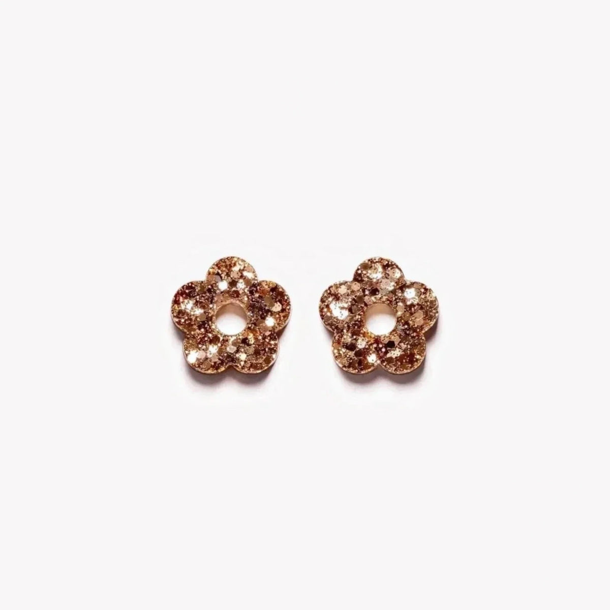 Coppia di charms Mini Fiore colore Champagne (n. 15) – Les Nicolettes