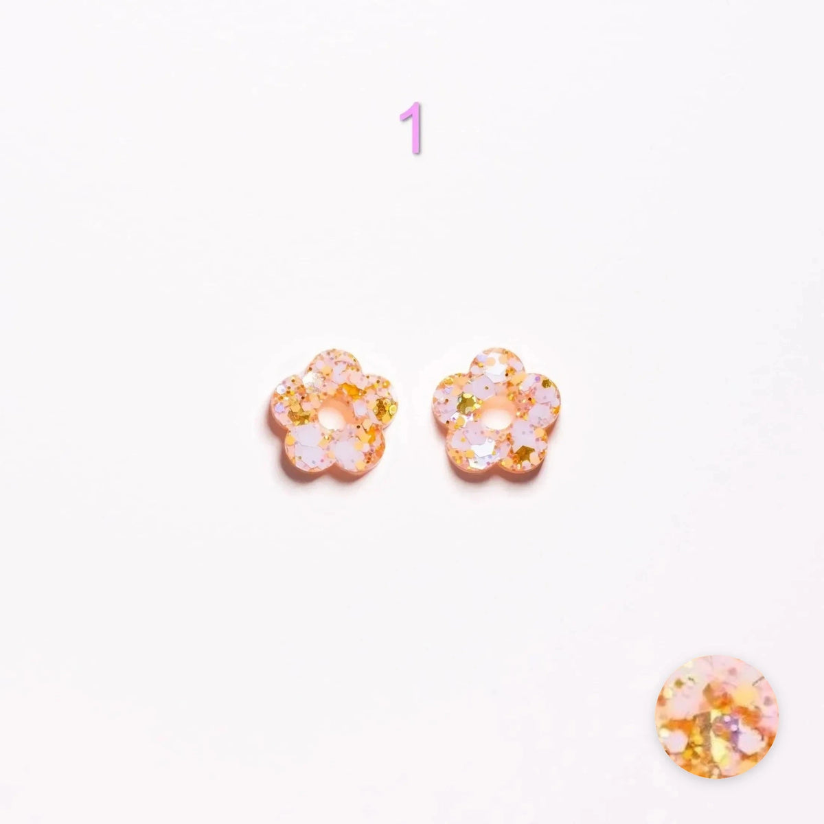 Charms mini Fleur | Choisissez votre paire parmi 16 créations-Les Nicolettes