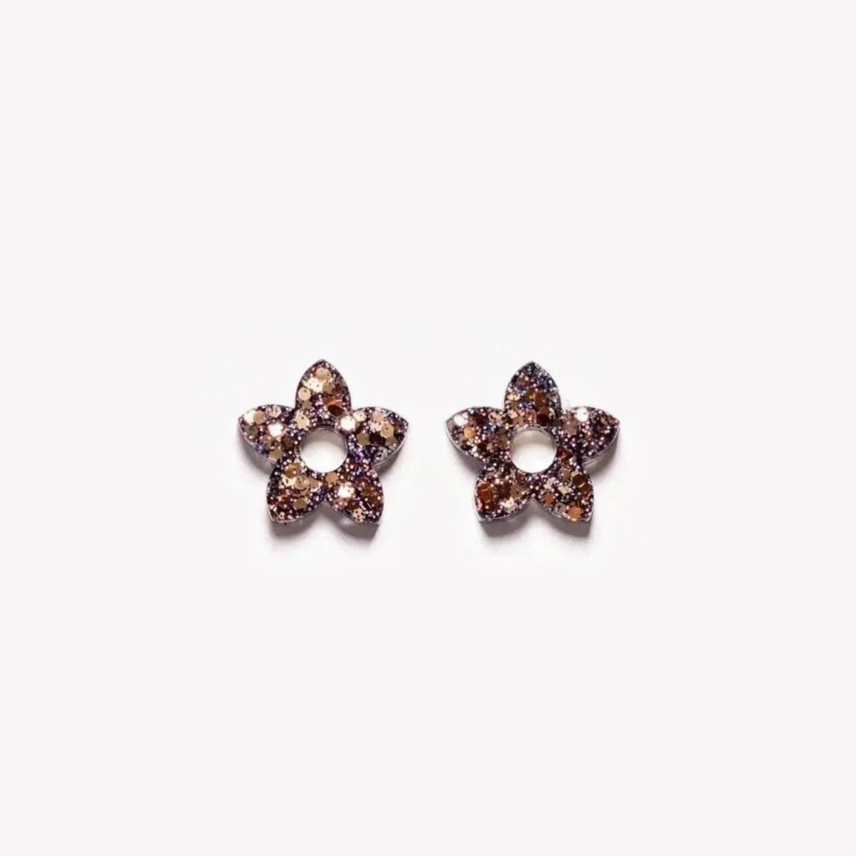 Pair of Mini Tiaré charms in Dark Gold (no. 10) – Les Nicolettes