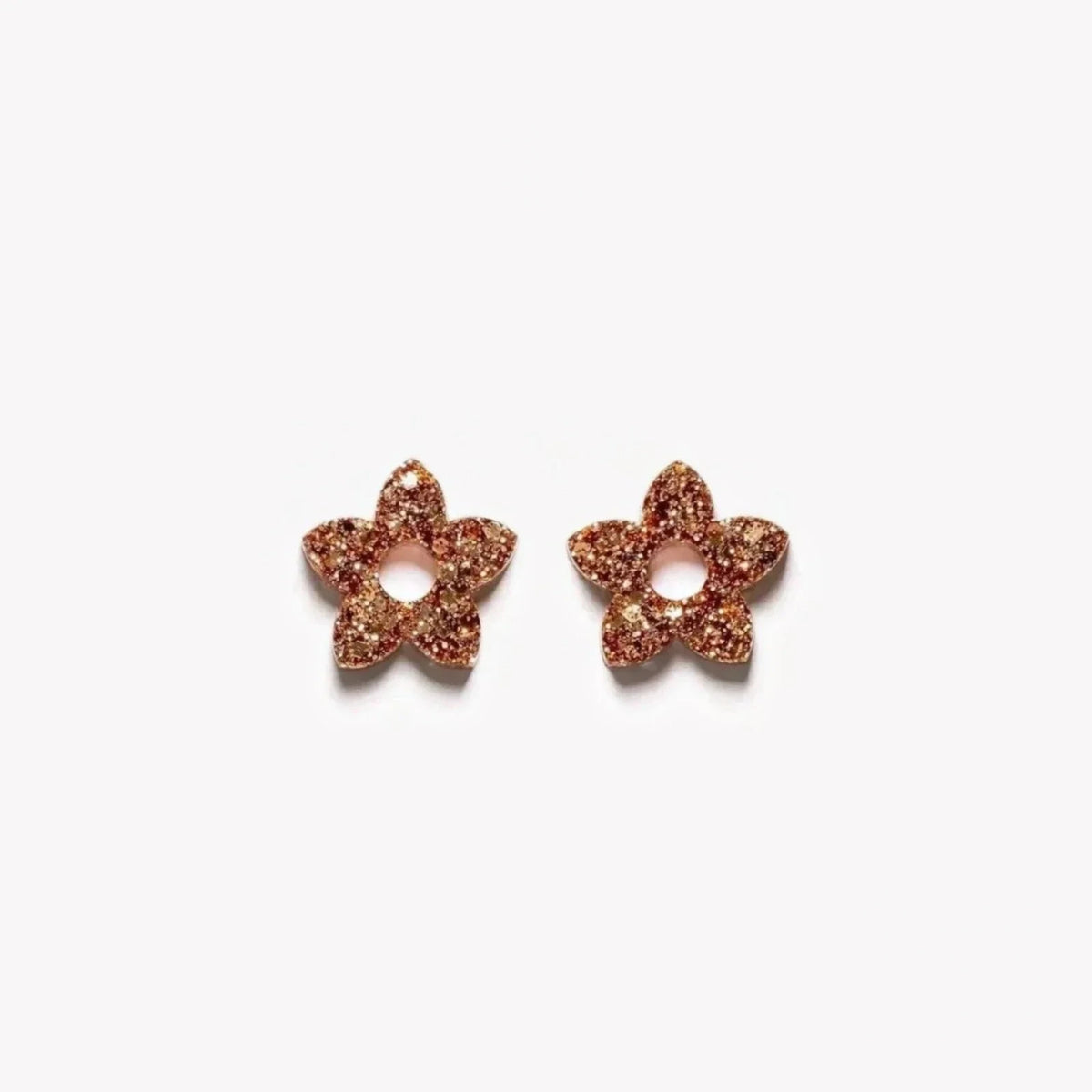 Paire de charms Mini Tiaré coloris Champagne (n°15) – Les Nicolettes