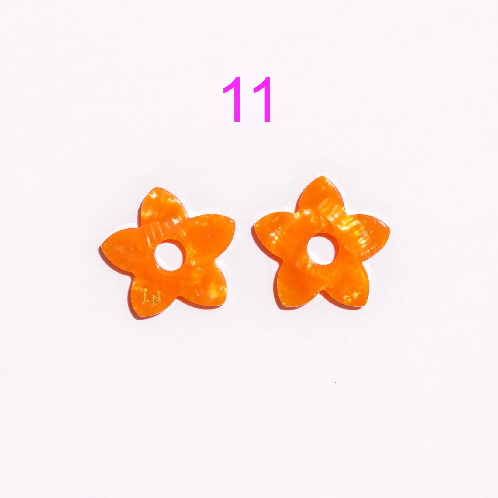 Charms Tiaré Acétate | Choisissez votre paire parmi 11 créations-Les Nicolettes
