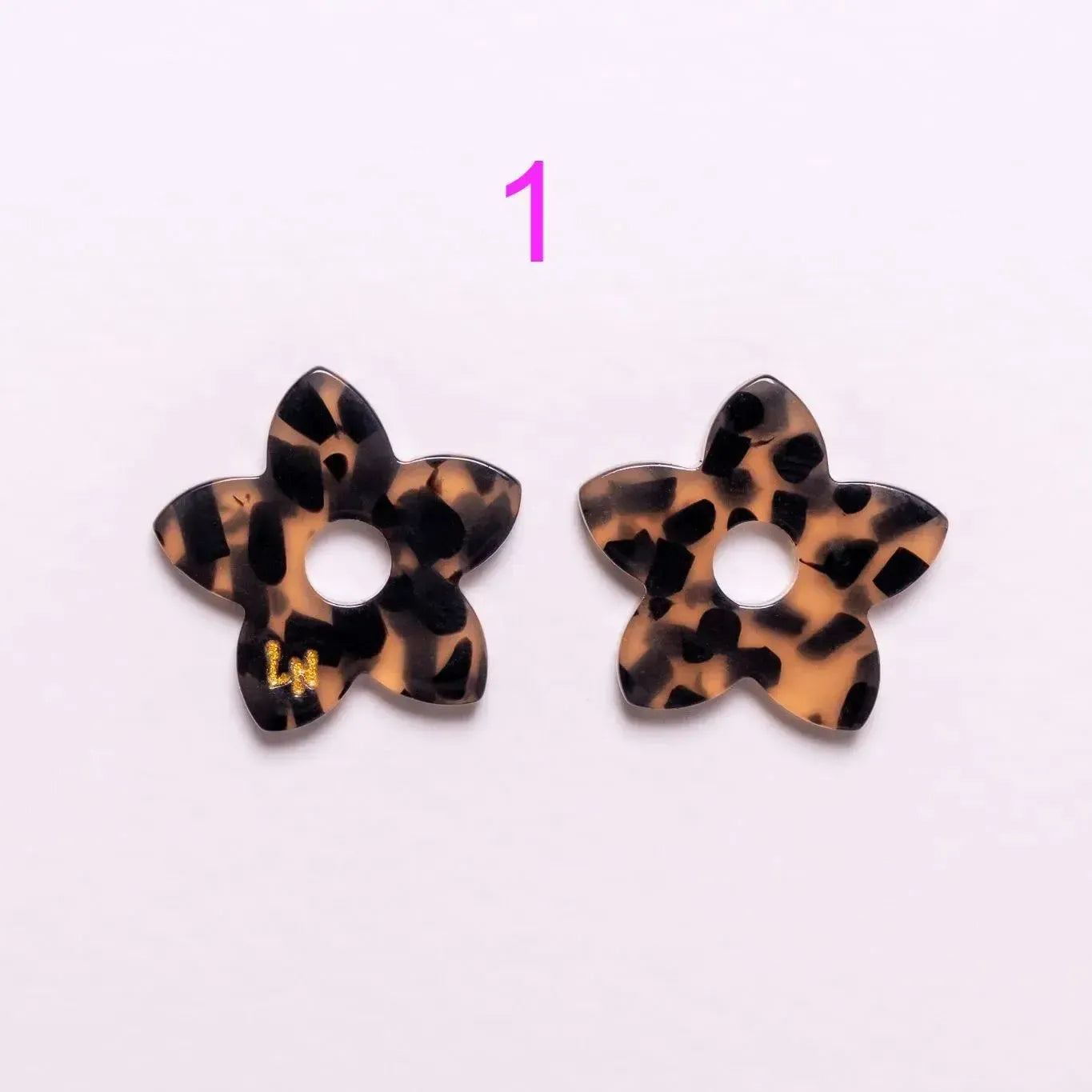 Charms Tiaré Acétate | Choisissez votre paire parmi 9 créations-Les Nicolettes