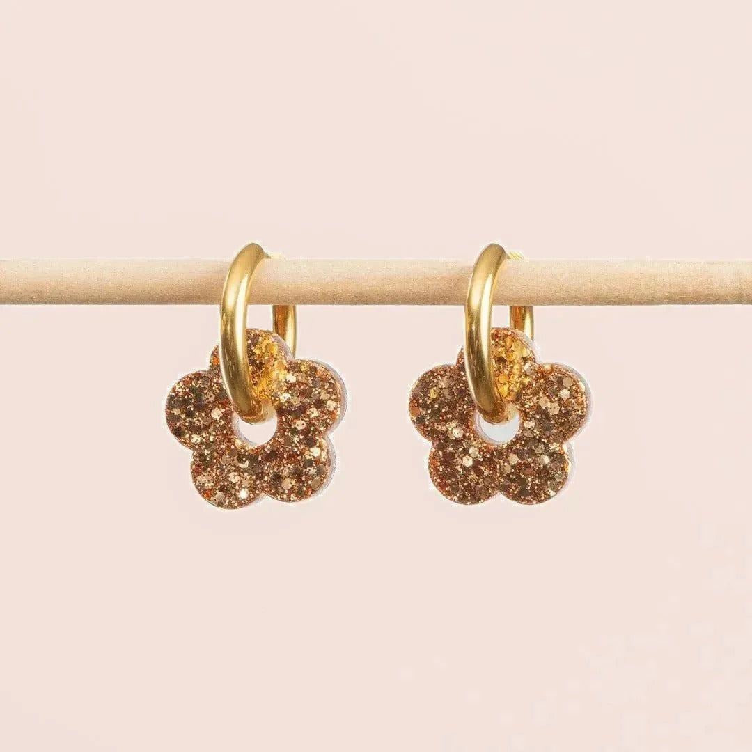Créoles Fleur Champagne – Les Nicolettes