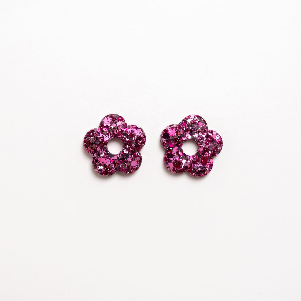 Créoles Fleur Pink Lady-Les Nicolettes
