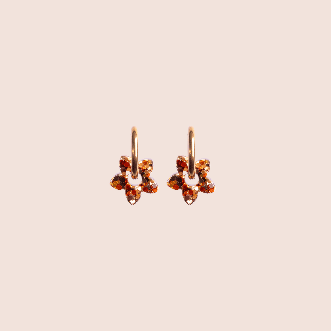 Créoles Mini Tiaré Pumpkin Spice-Les Nicolettes