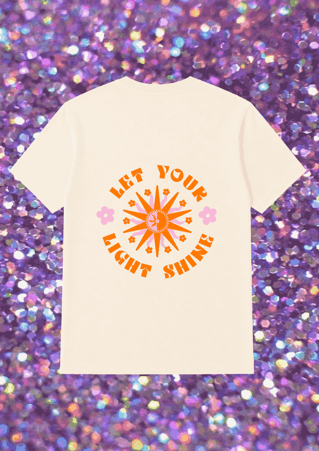 T-Shirt Cremeweiß | Let Your Light Shine